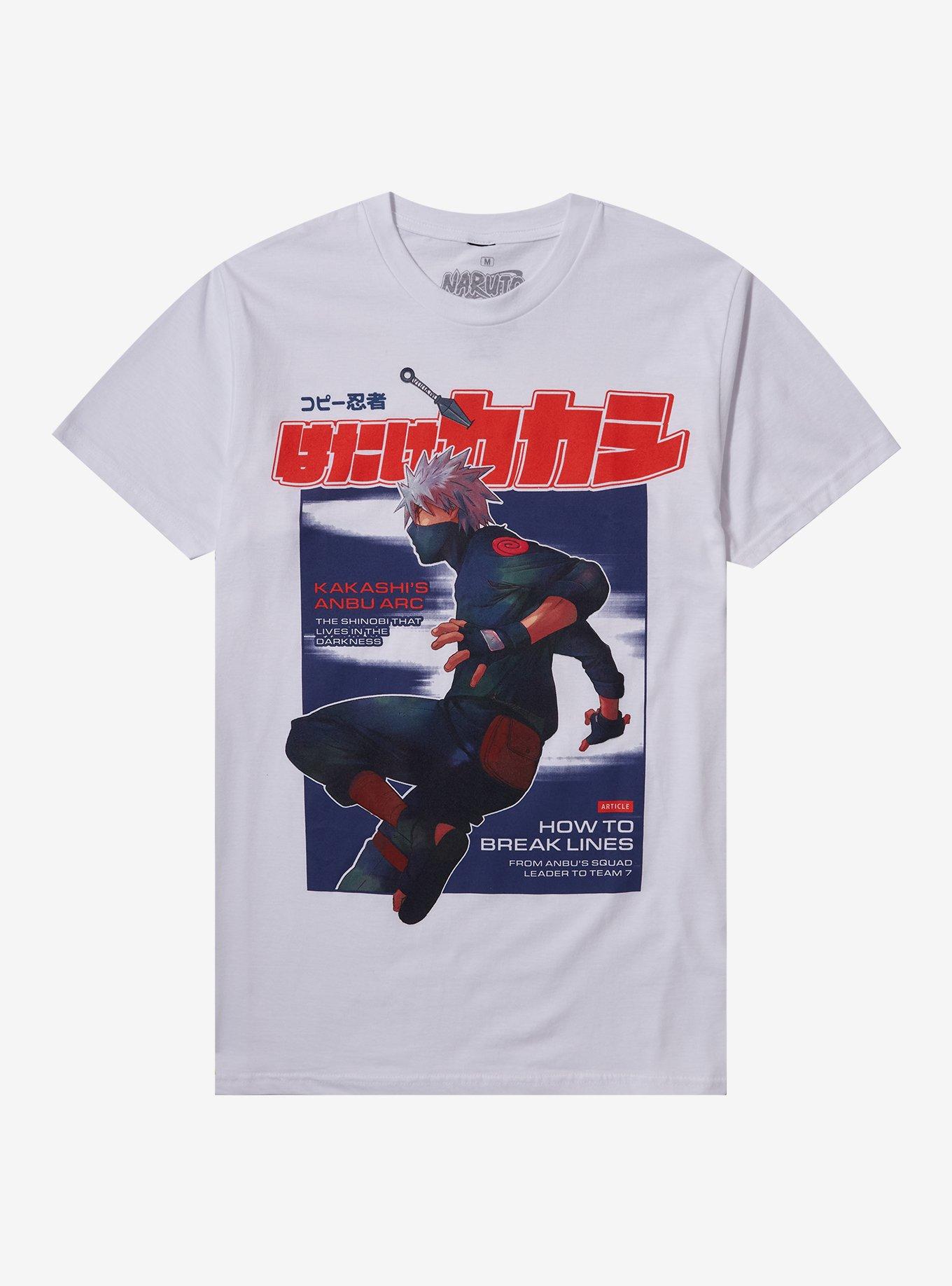 Naruto Shippuden Kakashi Magazine Cover T-Shirt | Trending Graphic Tee For Fans