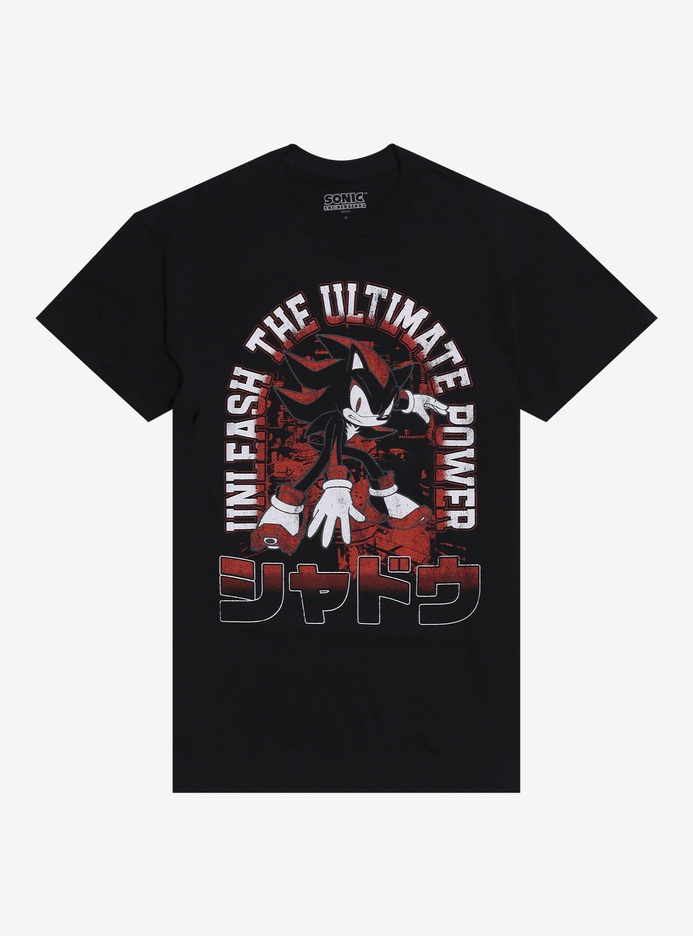 Sonic The Hedgehog Shadow Ultimate Power T-Shirt | Trending Graphic Tee For Fans