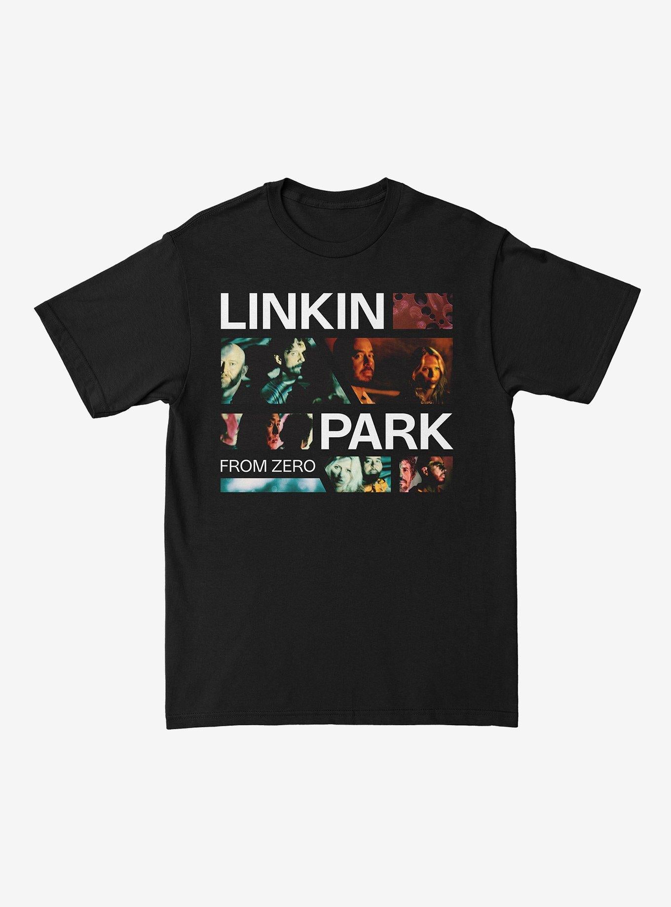 Linkin Park Photo Collage Relaxed Fit Girls T-Shirt | Trending Graphic Tee For Fans