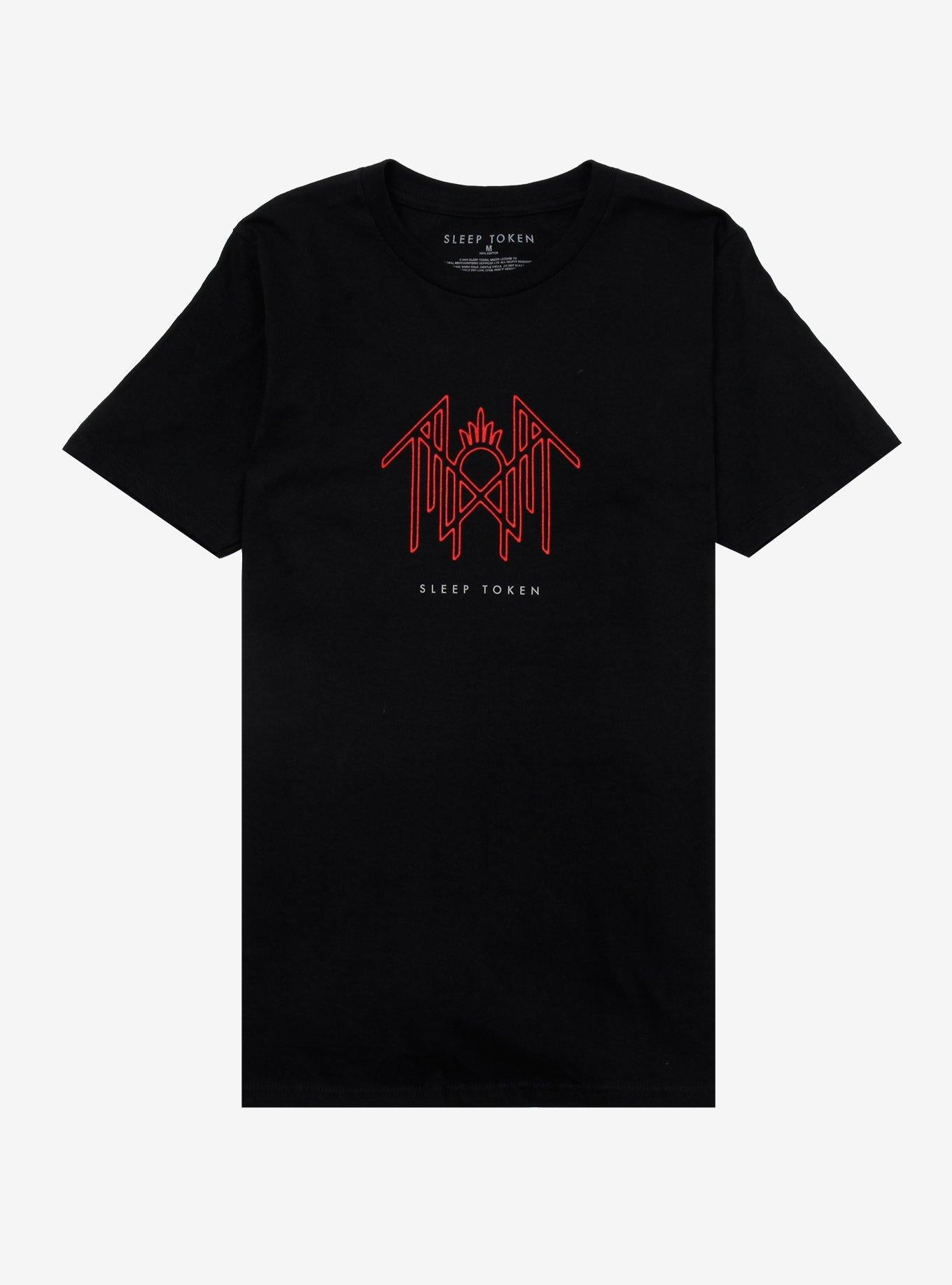 Sleep Token Worship Glyphs Boyfriend Fit Girls T-Shirt | Trending Graphic Tee For Fans