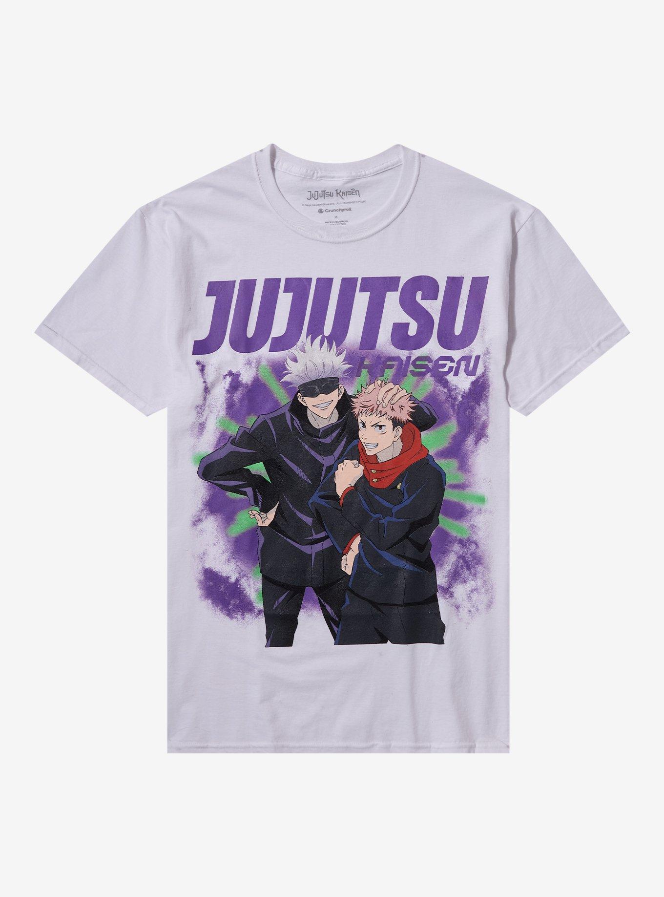 Jujutsu Kaisen Gojo & Yuji Airbrush T-Shirt | Trending Graphic Tee For Fans