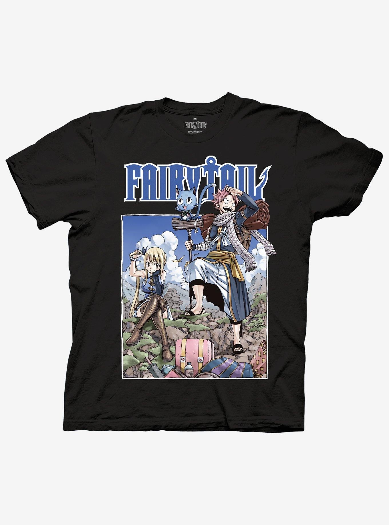 Fairy Tail Poster Relaxed Fit Girls T-Shirt | Trending Graphic Tee For Fans