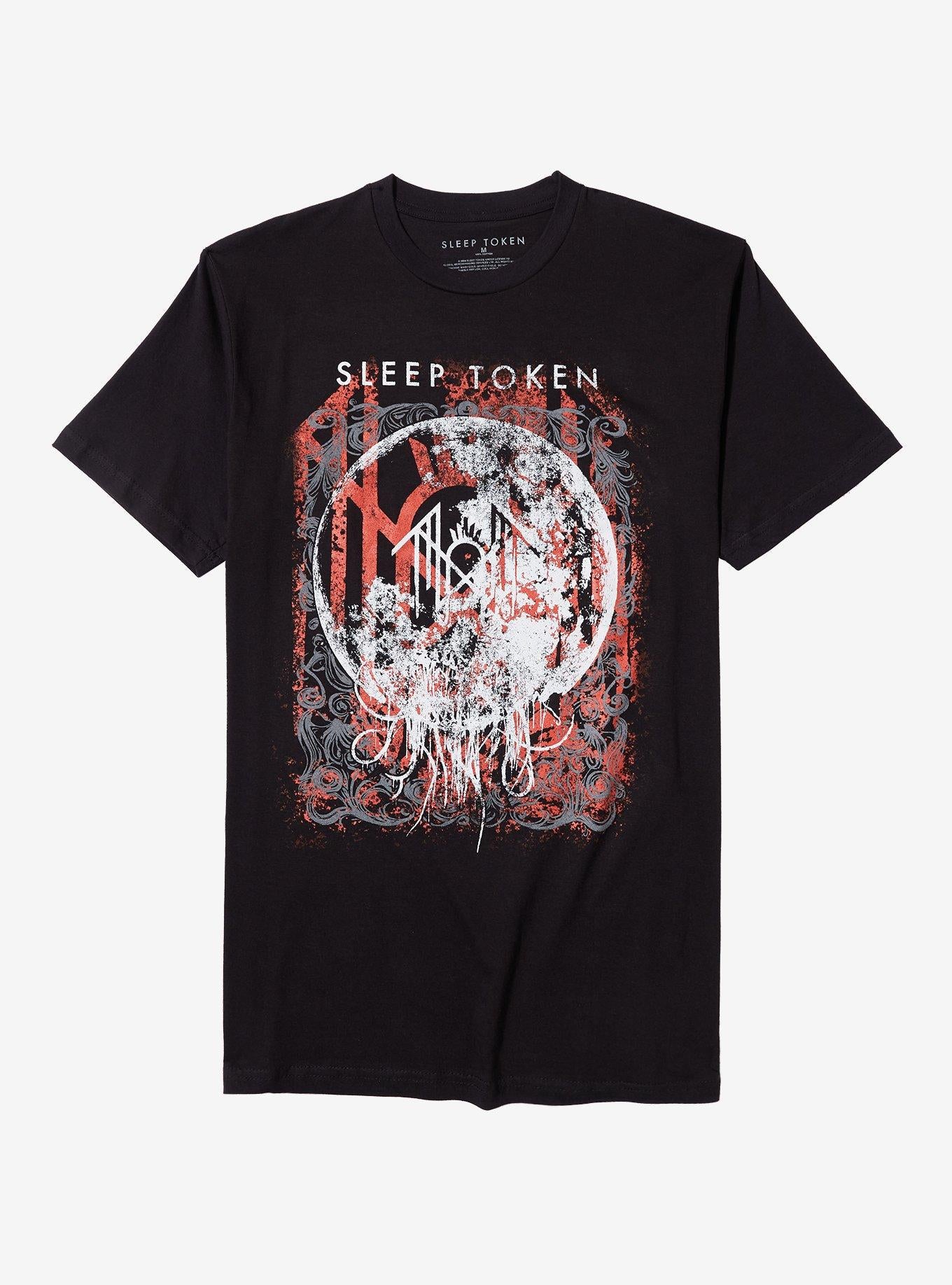Sleep Token Eden Moon Filigree T-Shirt | Trending Graphic Tee For Fans