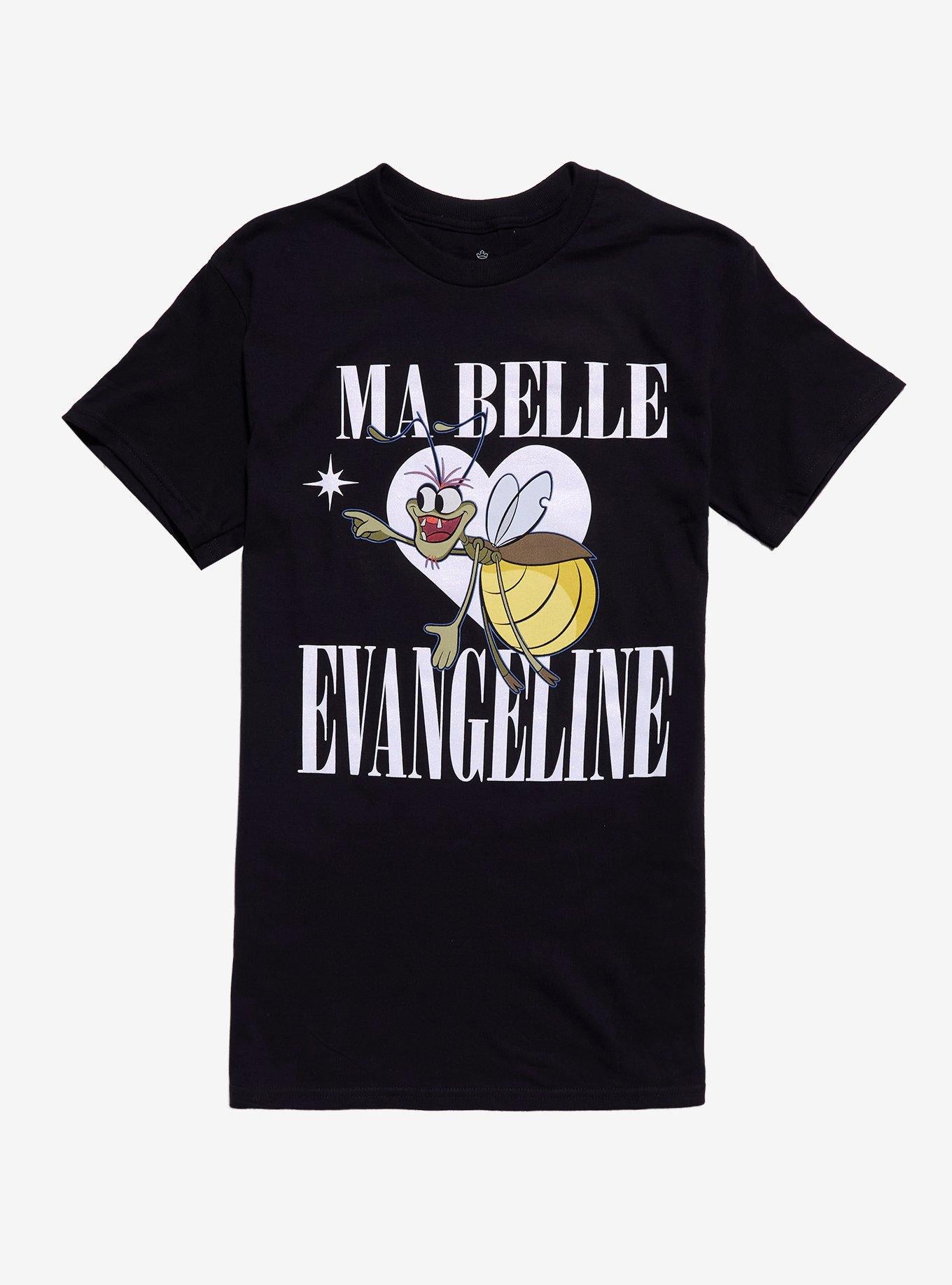 Disney The Princess And The Frog Ray Evangeline Boyfriend Fit Girls T-Shirt | Trending Graphic Tee For Fans