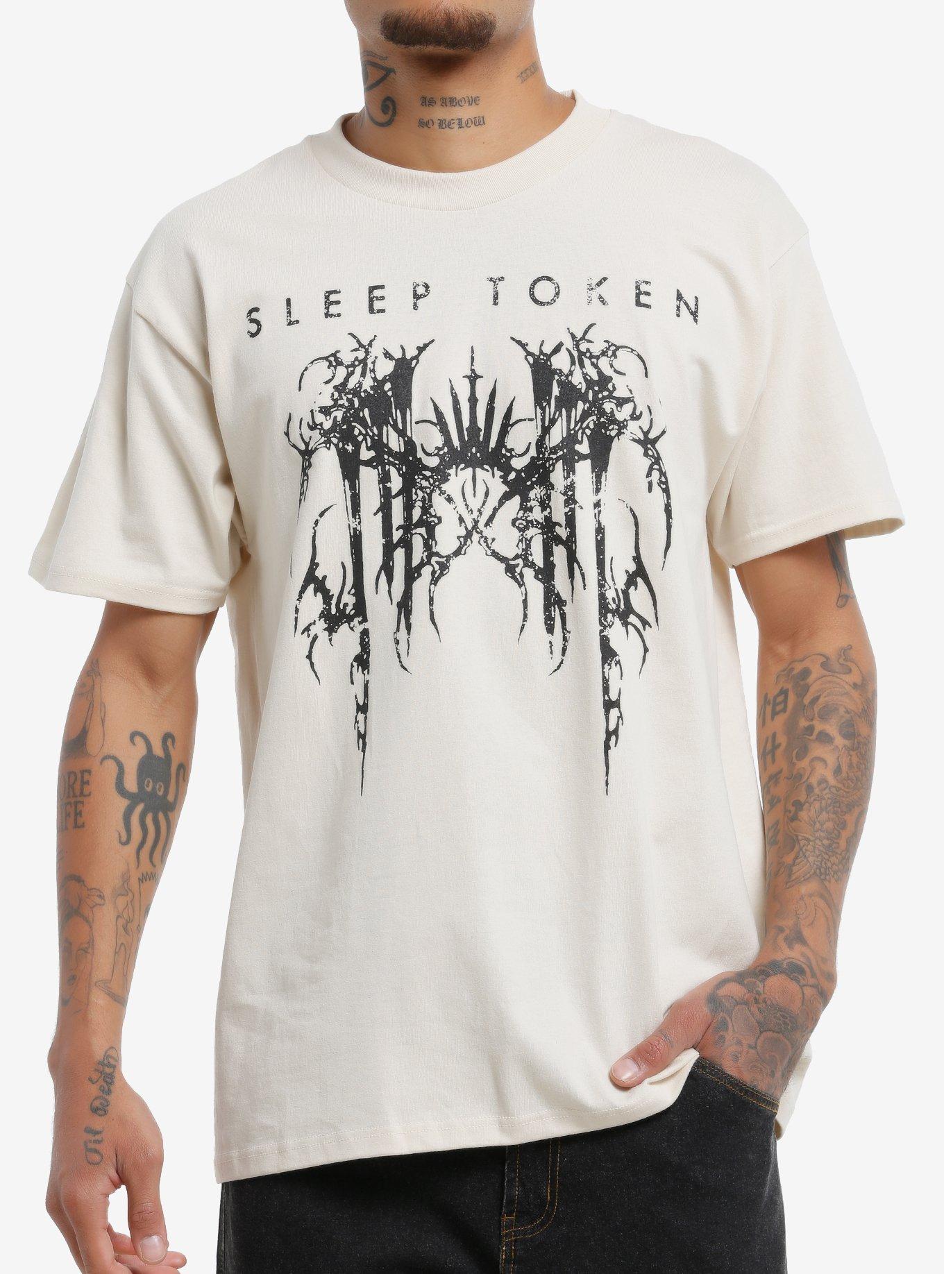 Sleep Token Jagged Logo Heavyweight T-Shirt | Trending Graphic Tee For Fans