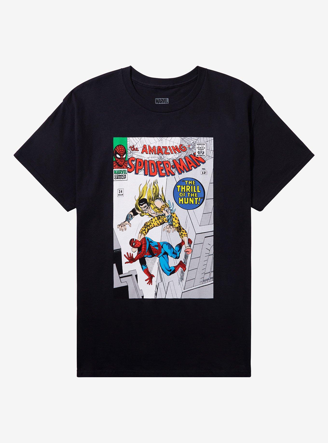 Marvel The Amazing Spider-Man Kraven Comic Cover T-Shirt | Trending Graphic Tee For Fans