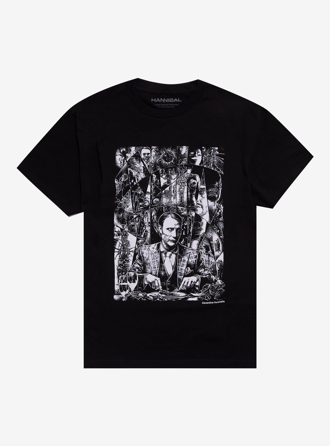Hannibal Mosaic Portrait T-Shirt | Trending Graphic Tee For Fans