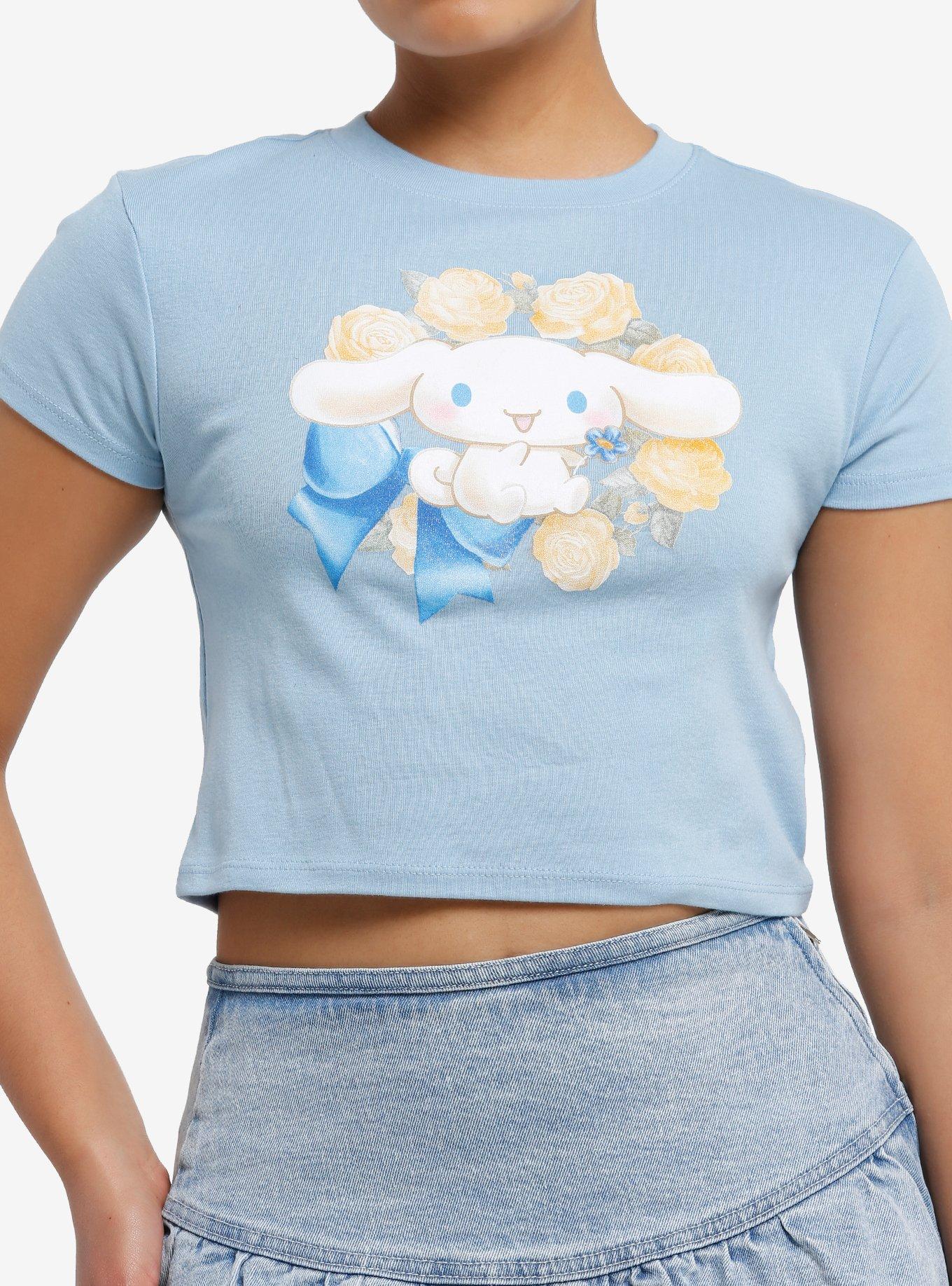 Cinnamoroll Flower Frame Girls Baby T-Shirt | Trending Graphic Tee For Fans