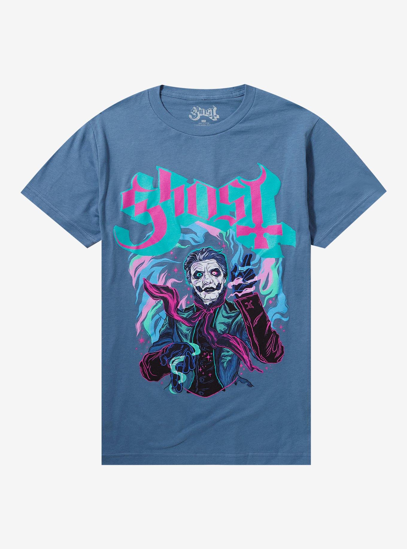 Ghost Papa Emeritus Vapors Boyfriend Fit Girls T-Shirt | Trending Graphic Tee For Fans
