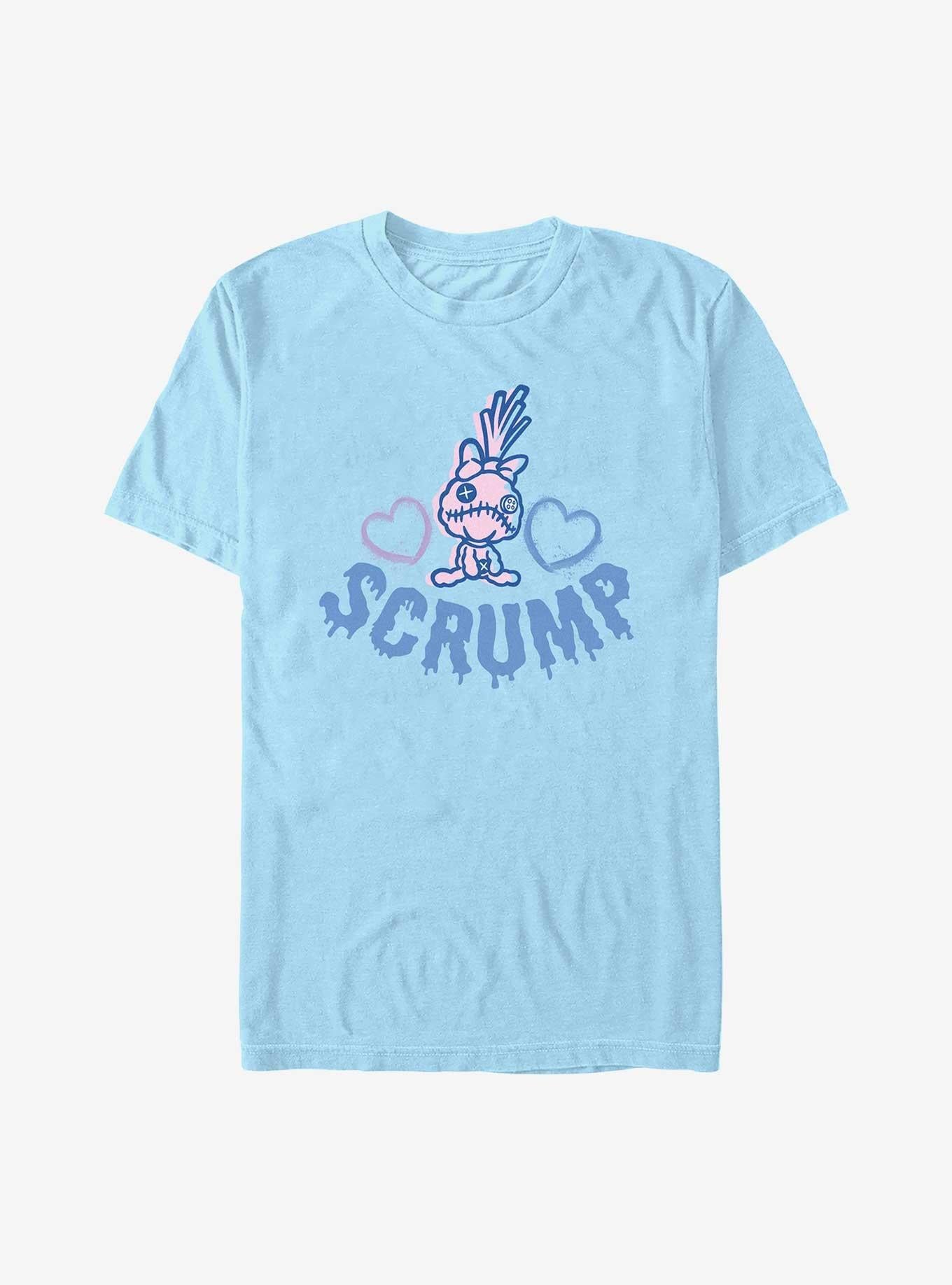 Disney Lilo & Stitch Scrump Hearts T-Shirt | Trending Graphic Tee For Fans