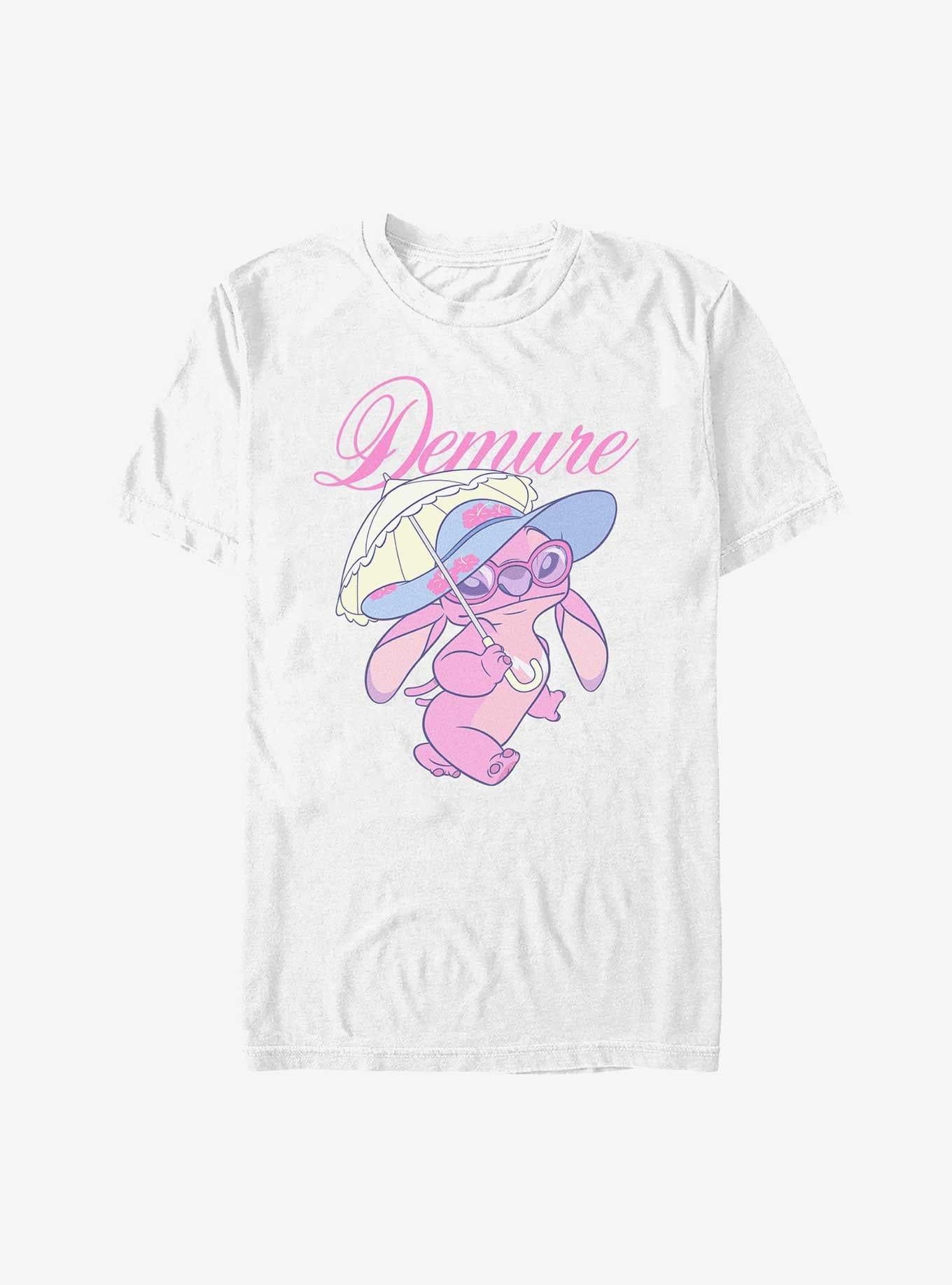 Disney Lilo & Stitch Demure Angel T-Shirt | Trending Graphic Tee For Fans