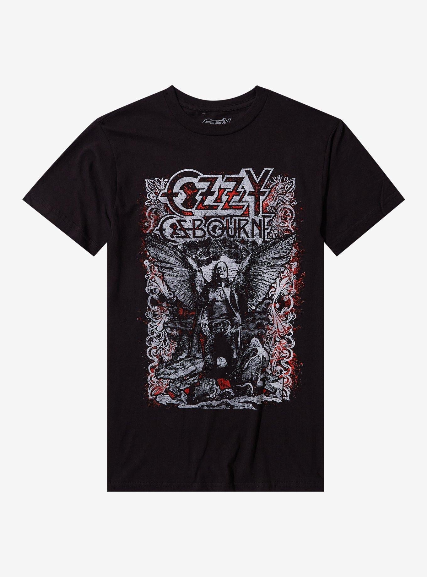 Ozzy Osbourne Dark Angel Portrait T-Shirt | Trending Graphic Tee For Fans