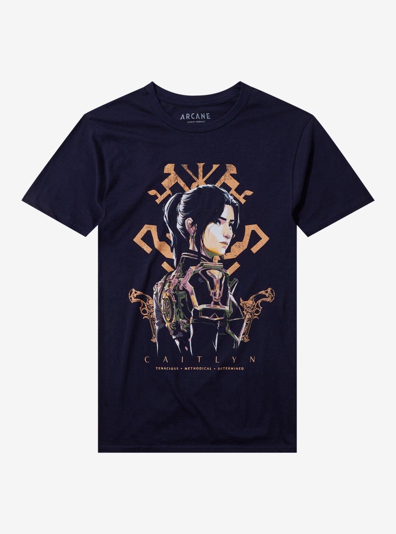 Arcane Caitlyn Profile T-Shirt | Trending Graphic Tee For Fans