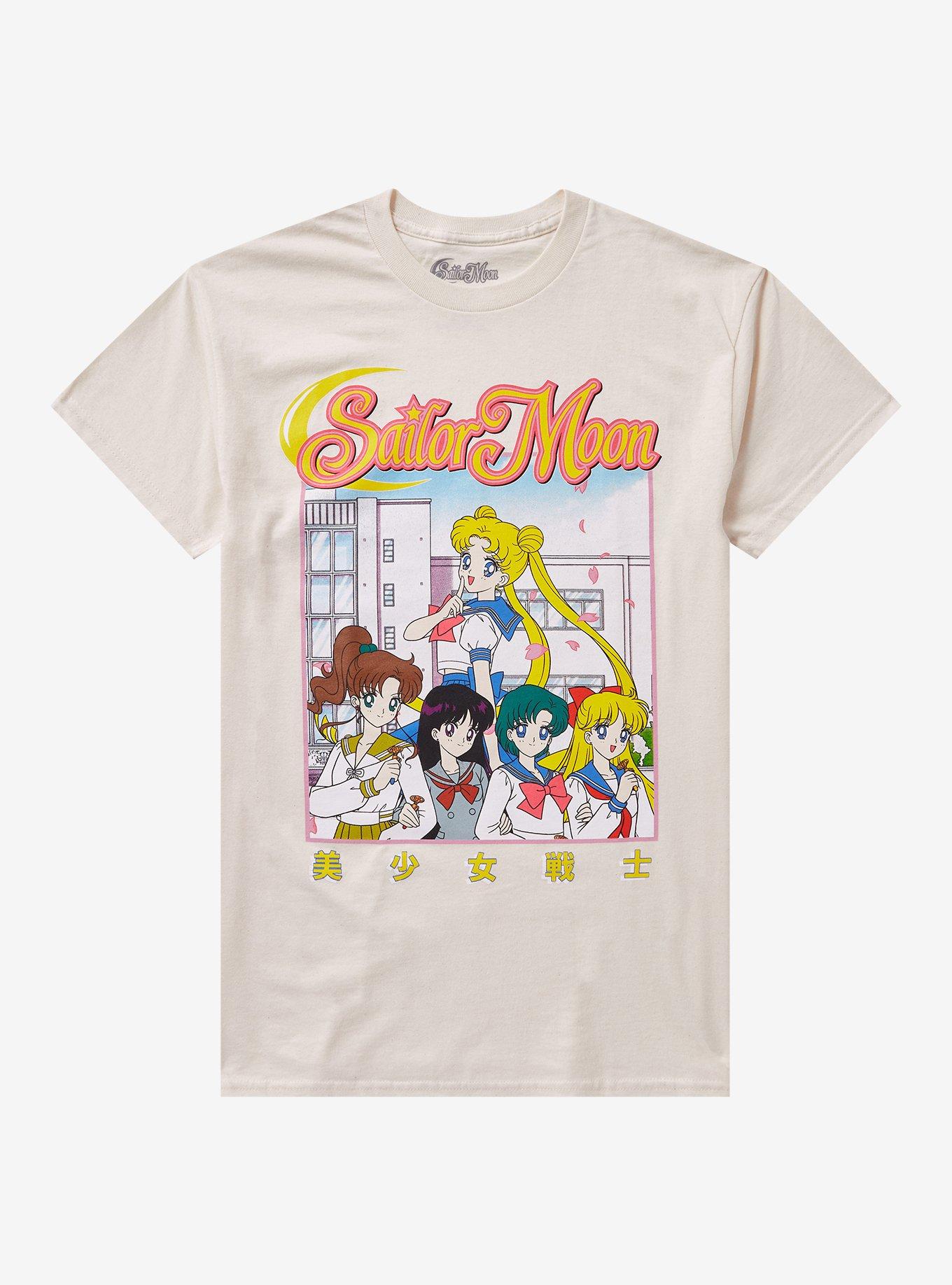 Pretty Guardian Sailor Moon Cherry Blossom Girls T-Shirt | Trending Graphic Tee For Fans