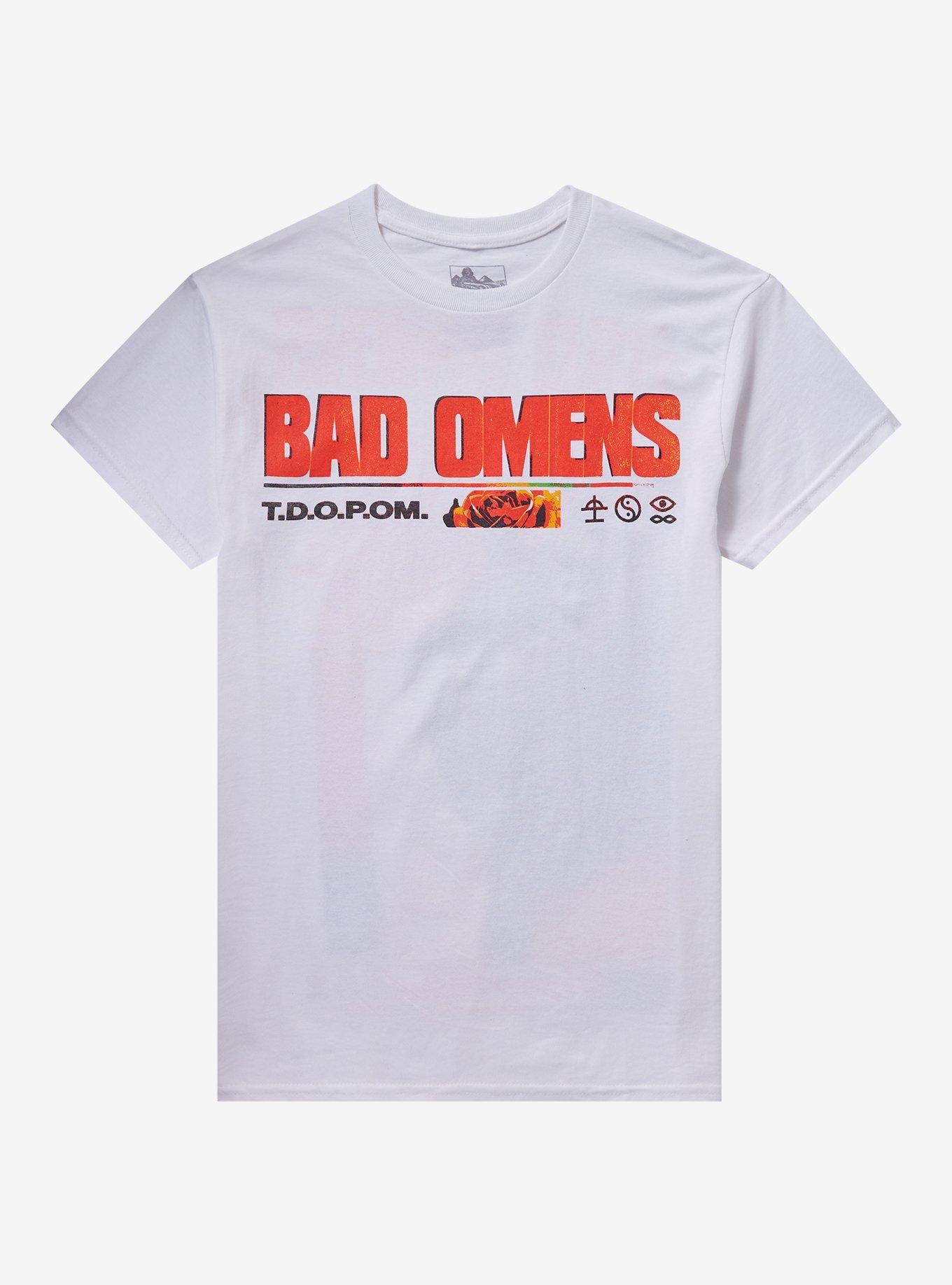 Bad Omens Death Peace Of Mind Boyfriend Fit Girls T-Shirt | Trending Graphic Tee For Fans