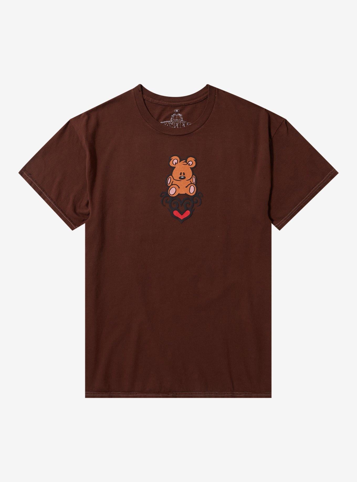 Garfield Group Double-Sided Puff Print T-Shirt | Trending Graphic Tee For Fans