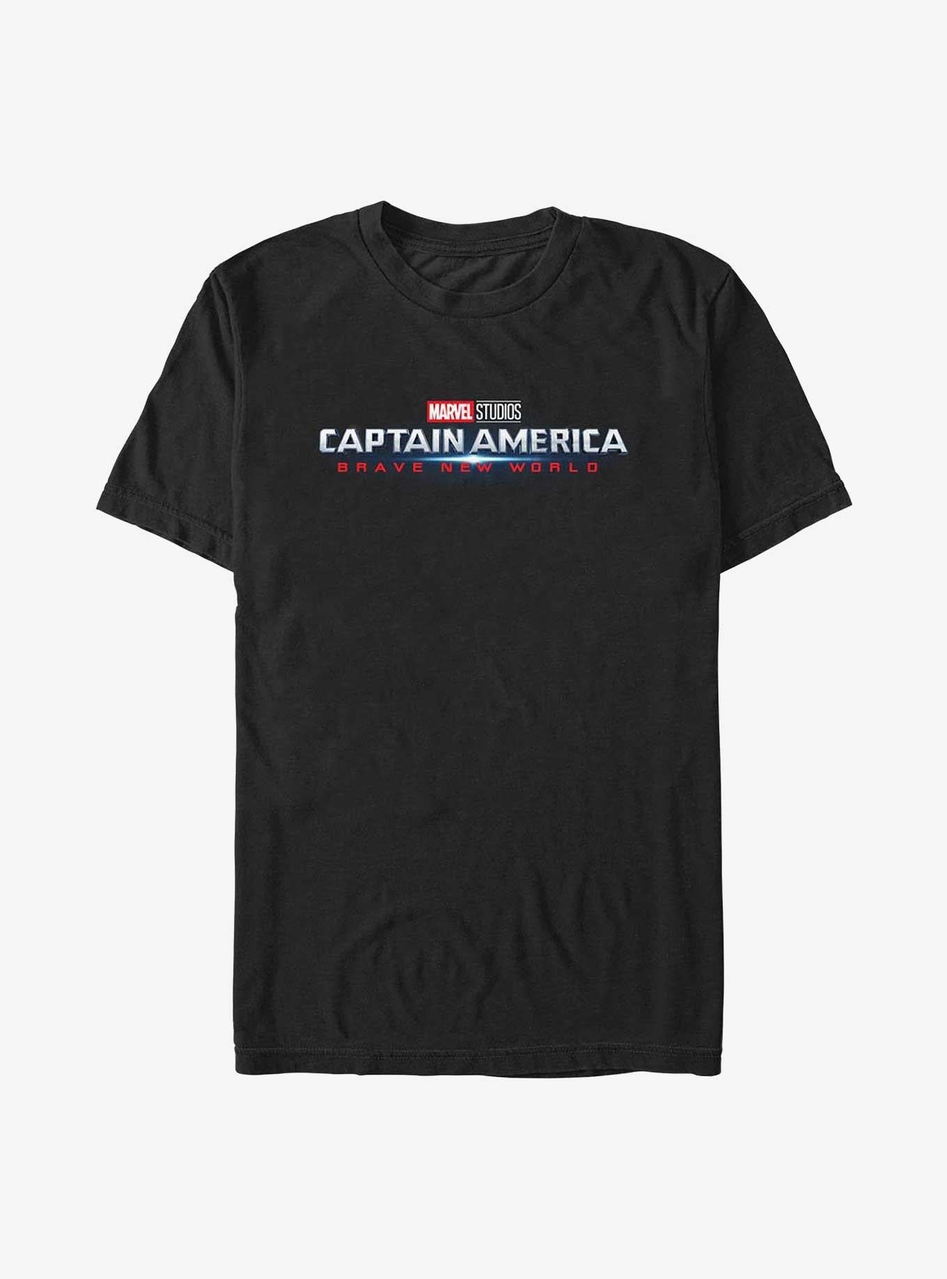 Marvel Captain America Brave New World Logo T-Shirt | Trending Graphic Tee For Fans