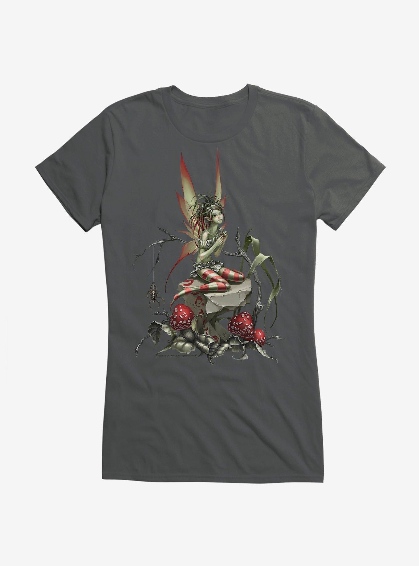 Fairies By Trick Mushroom Fairy Girls T-Shirt | Trending Graphic Tee For Fans