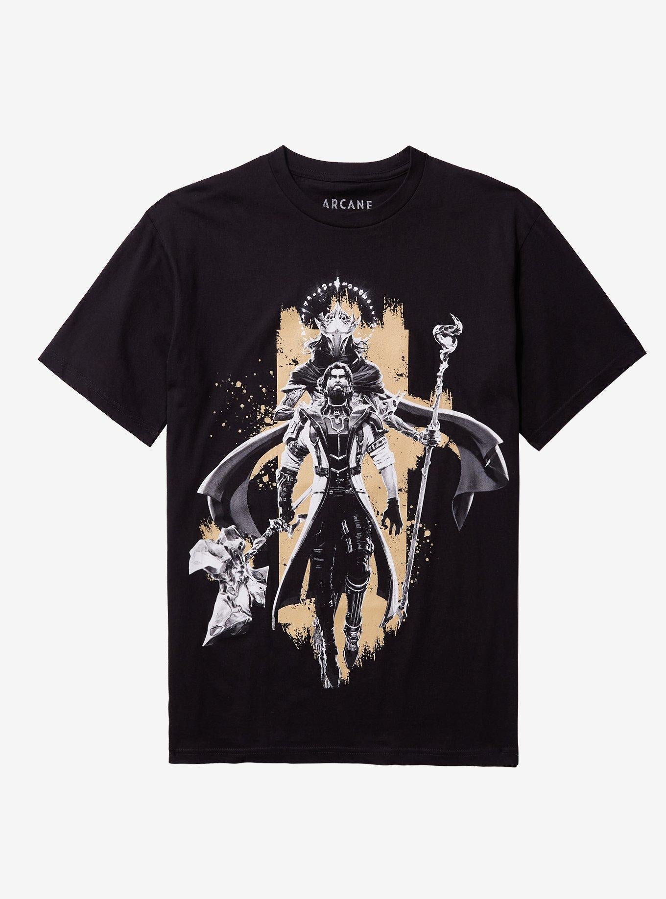 Arcane Viktor & Jayce Evolution Tonal T-Shirt | Trending Graphic Tee For Fans