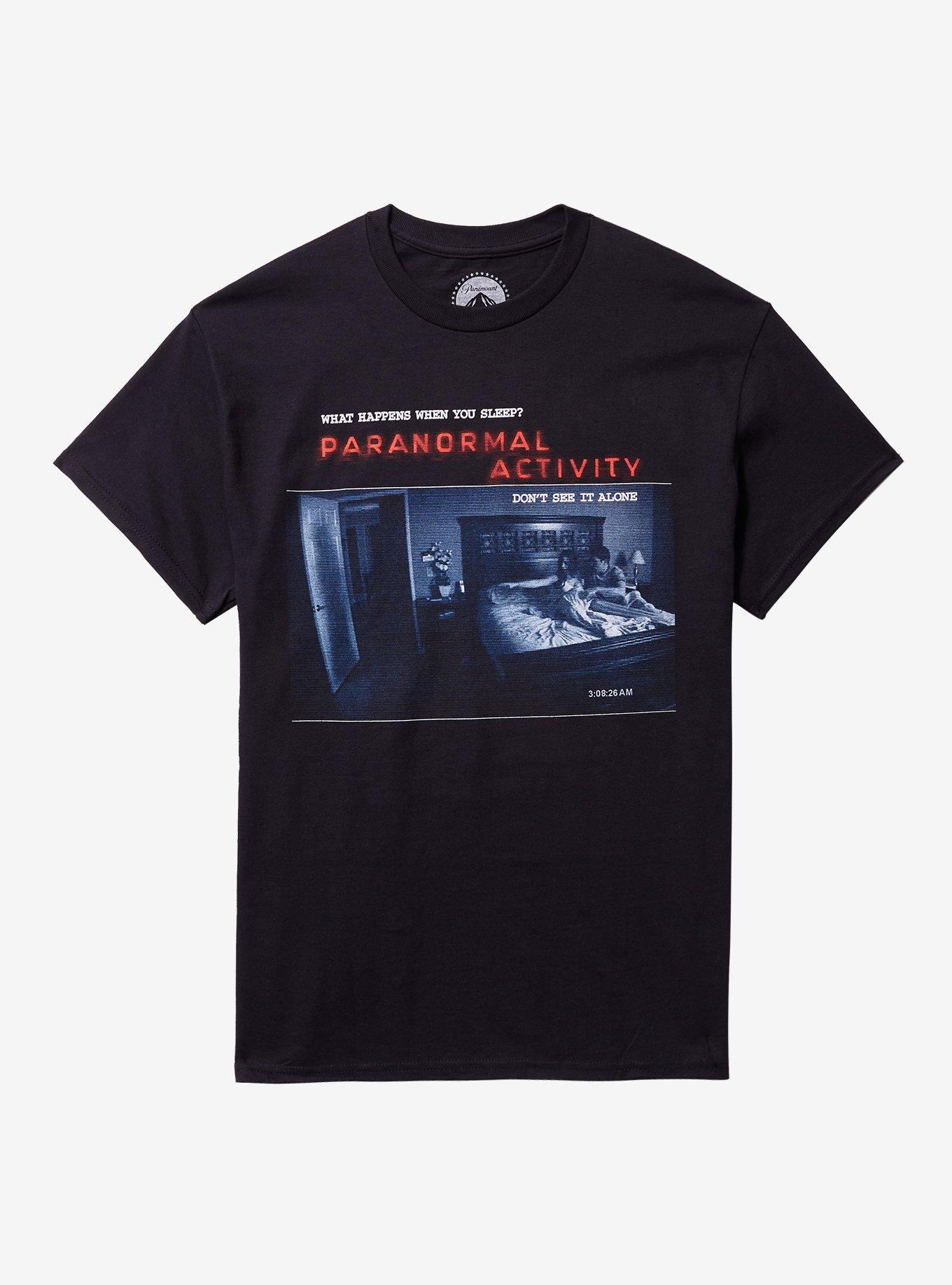 Paranormal Activity Poster T-Shirt | Trending Graphic Tee For Fans