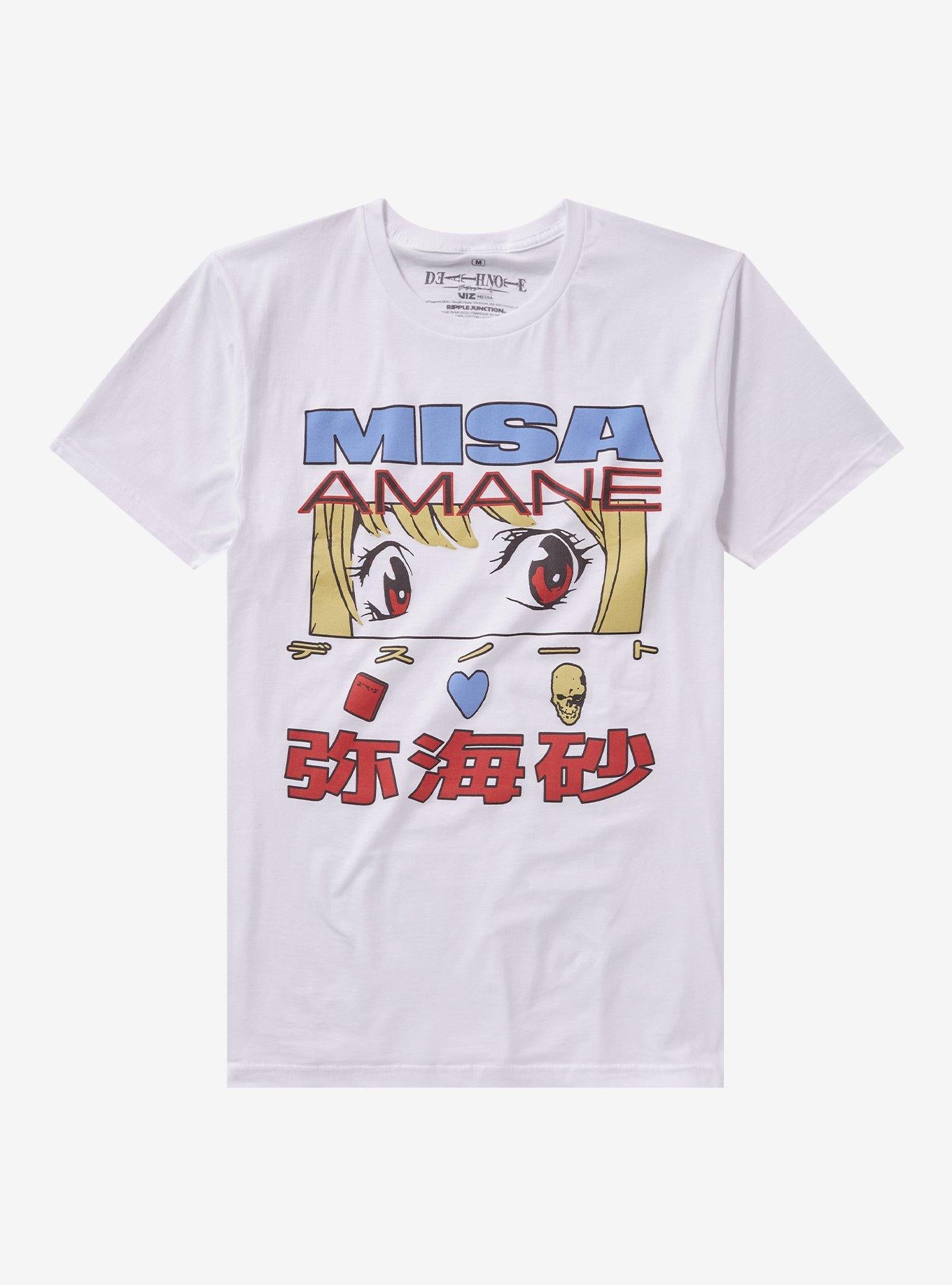 Death Note Misa Amane Eye Panel Girls T-Shirt | Trending Graphic Tee For Fans