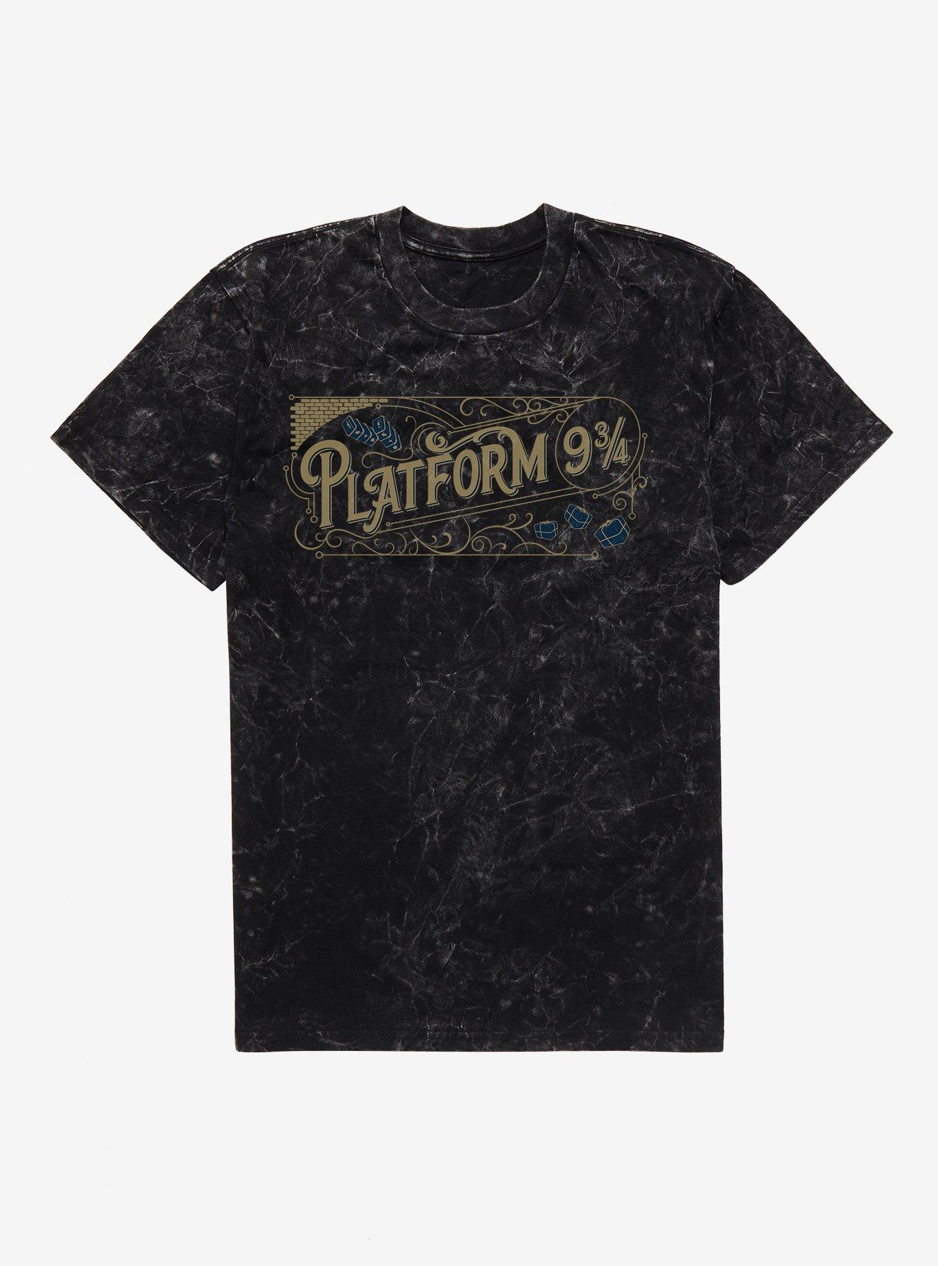 Harry Potter Platform Mineral Wash T-Shirt | Trending Graphic Tee For Fans
