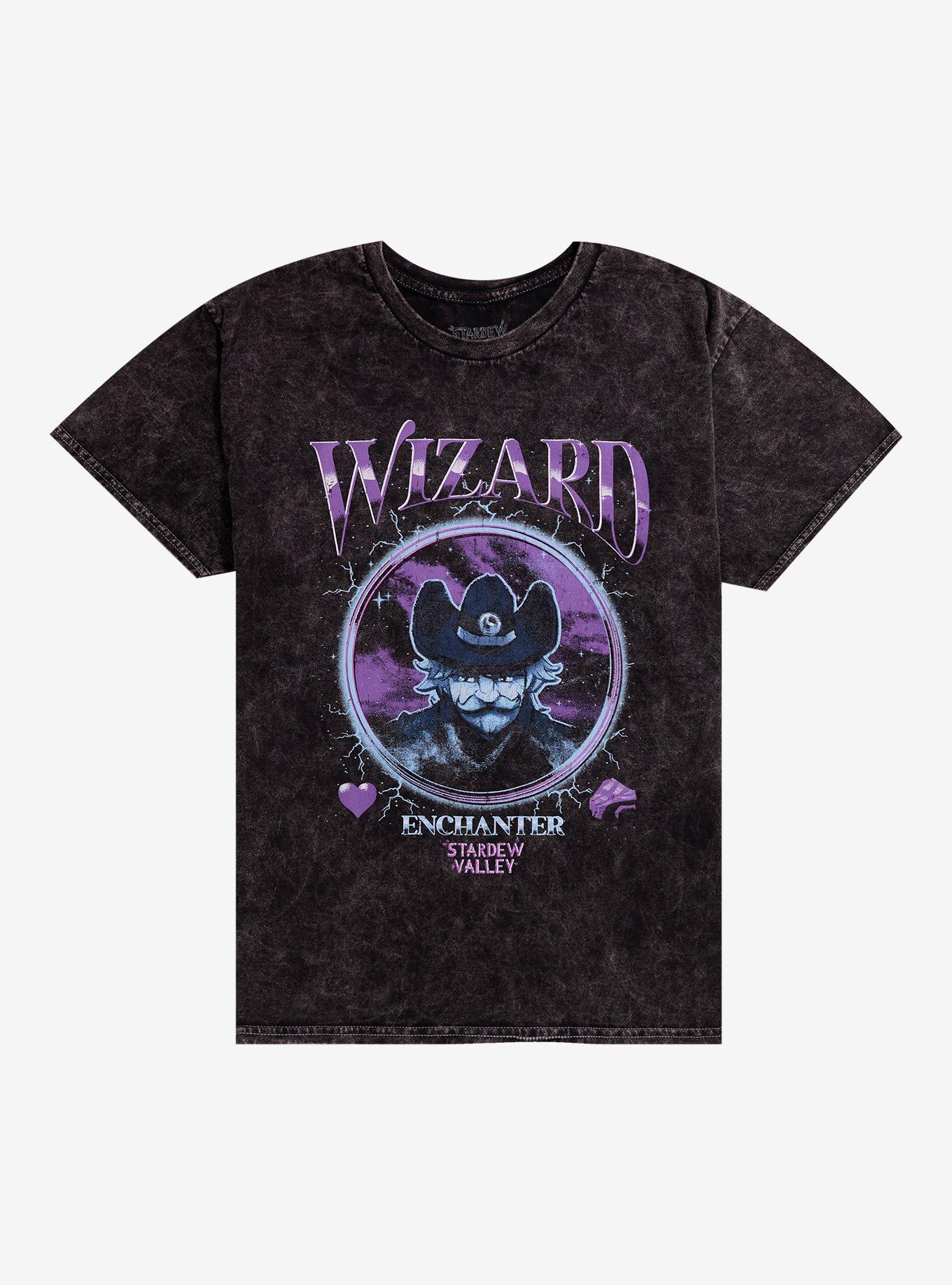 Stardew Valley Wizard Mineral Wash Girls T-Shirt | Trending Graphic Tee For Fans