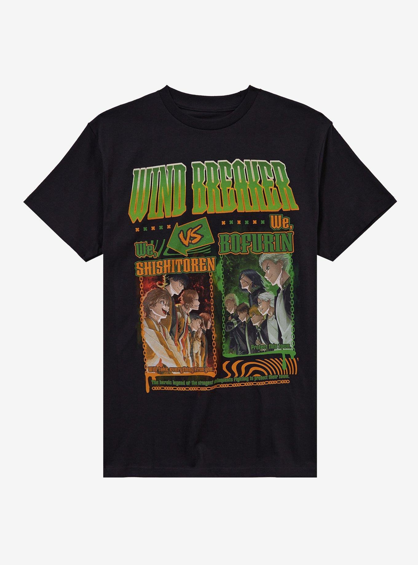 Wind Breaker Shishitoren VS. Bofurin T-Shirt | Trending Graphic Tee For Fans