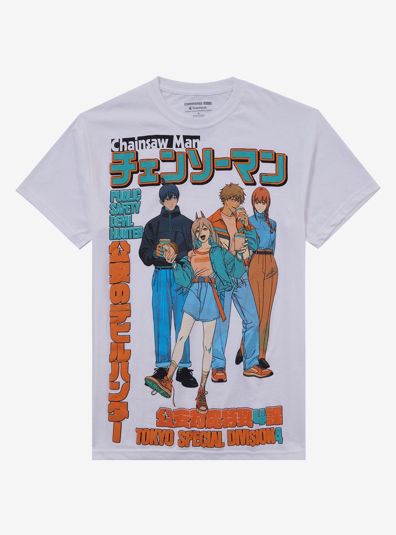 Chainsaw Man Group Casual T-Shirt | Trending Graphic Tee For Fans