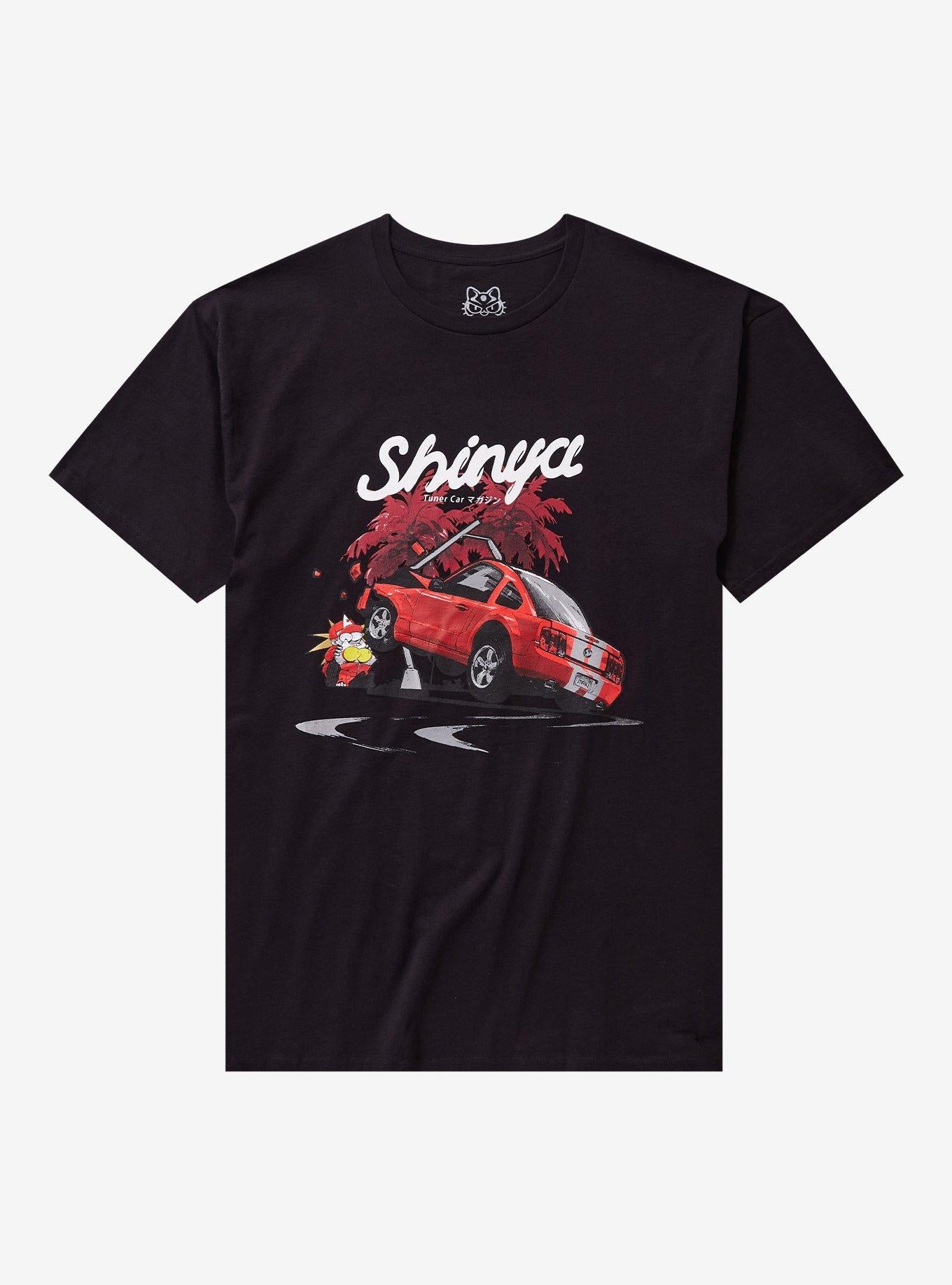 Shinya Tuner Car Crash T-Shirt | Trending Graphic Tee For Fans