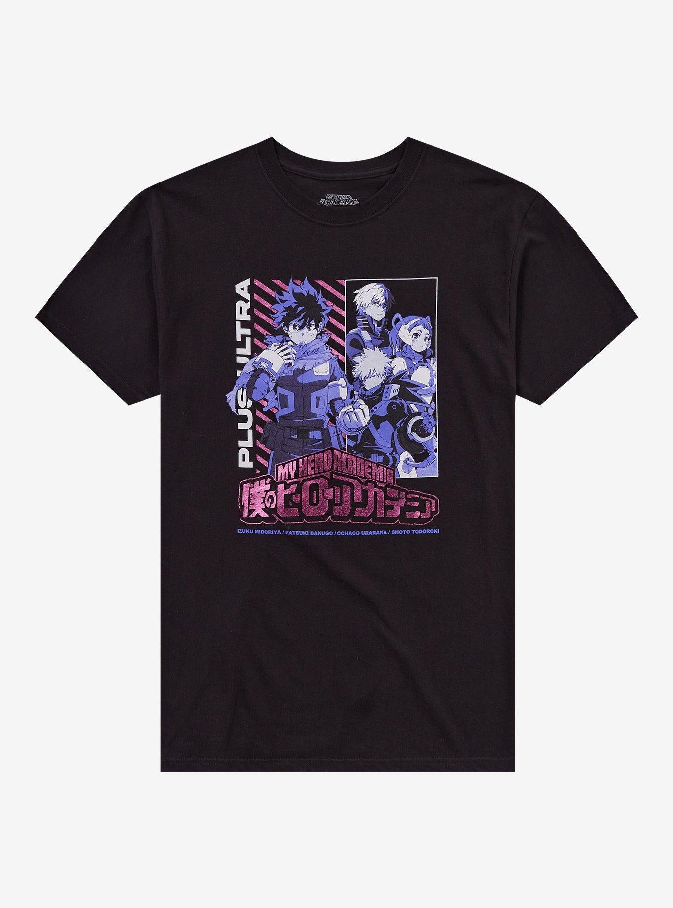 My Hero Academia Purple Foil Girls T-Shirt | Trending Graphic Tee For Fans