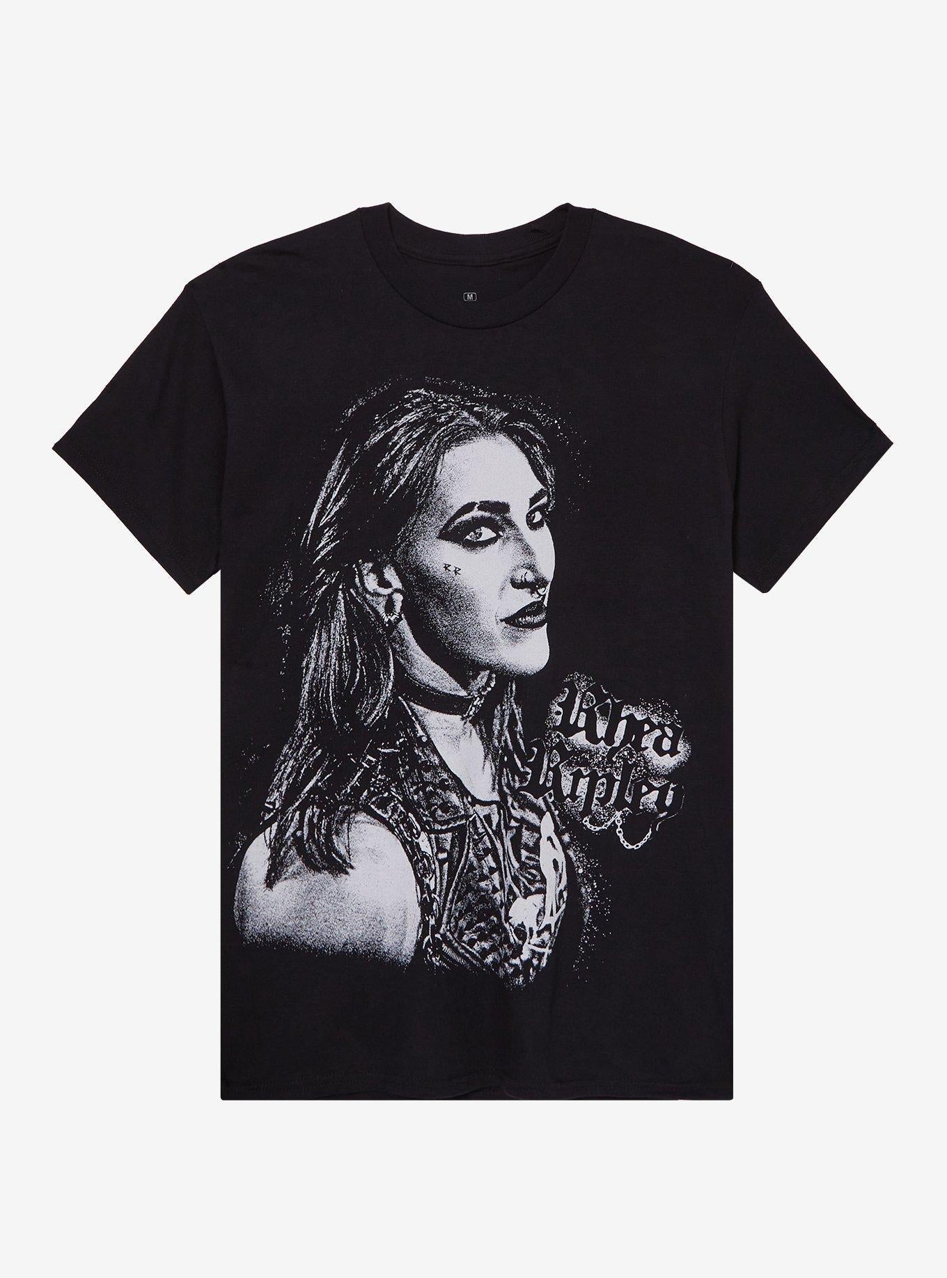 WWE Rhea Ripley Portrait Two-Sided T-Shirt | Trending Graphic Tee For Fans