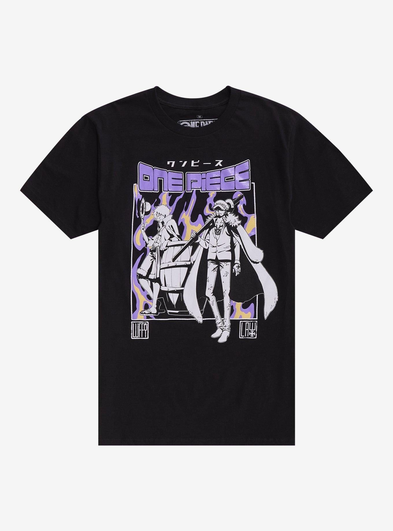 One Piece Luffy & Law Duo Girls T-Shirt | Trending Graphic Tee For Fans