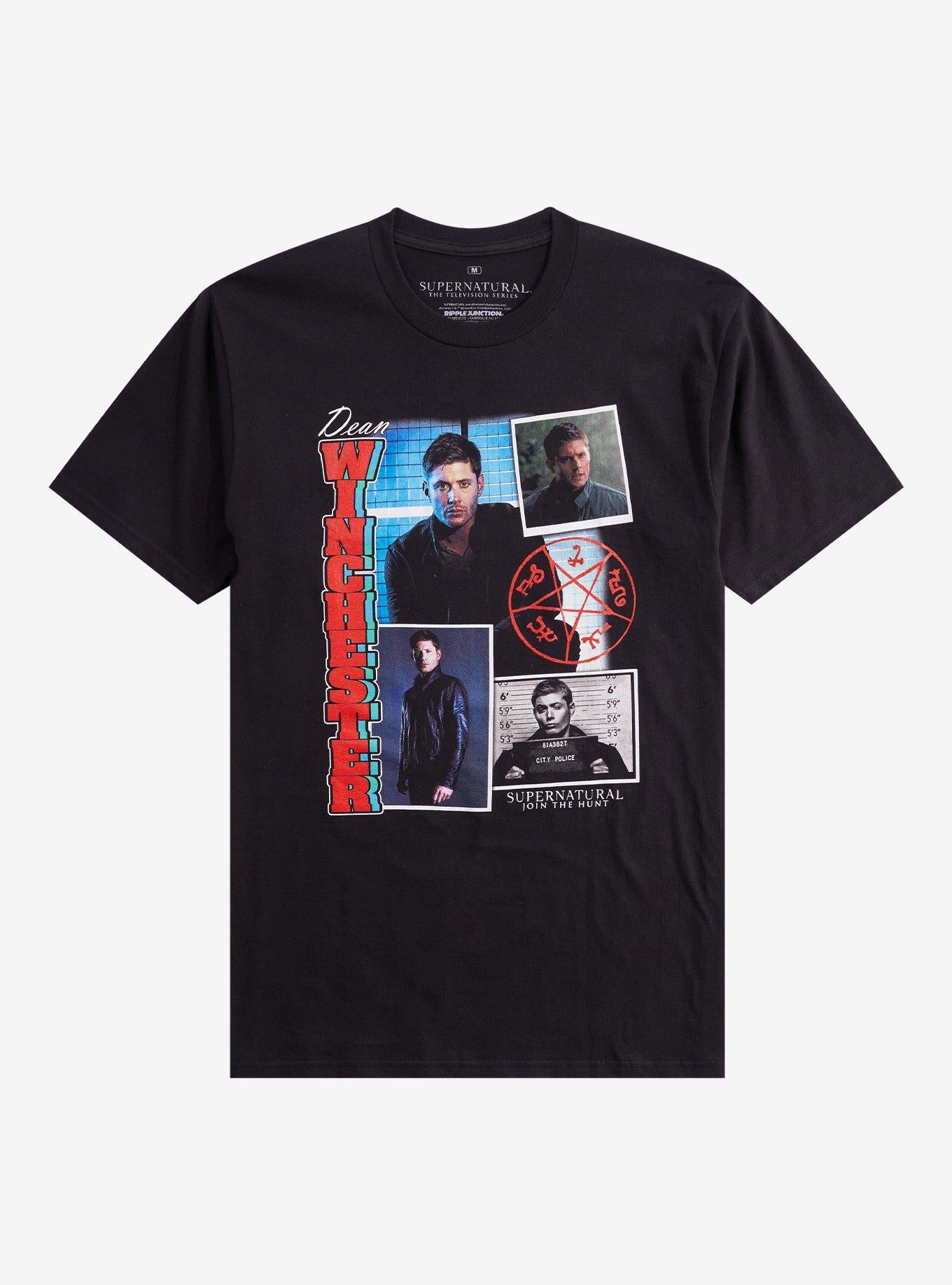 Supernatural Dean Winchester Collage T-Shirt | Trending Graphic Tee For Fans