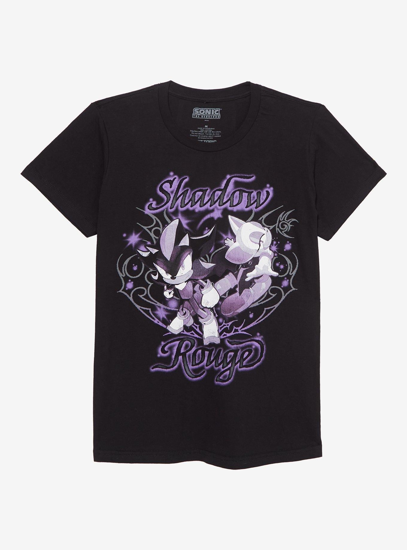 Sonic X Shadow Generations Dark Beginnings Shadow & Rouge Girls T-Shirt | Trending Graphic Tee For Fans