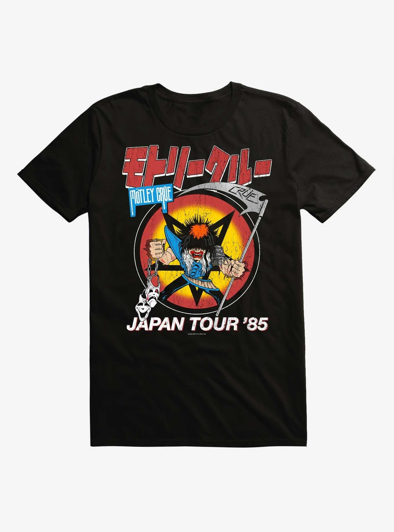Motley Crue Japan Tour '85 T-Shirt | Trending Graphic Tee For Fans