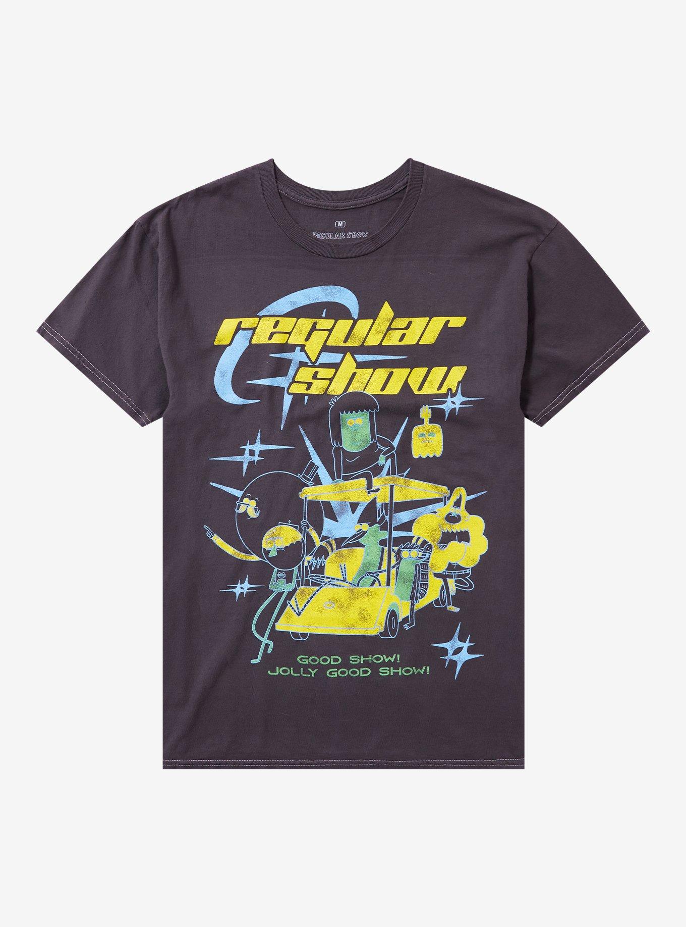 Regular Show Group Gold Cart T-Shirt | Trending Graphic Tee For Fans
