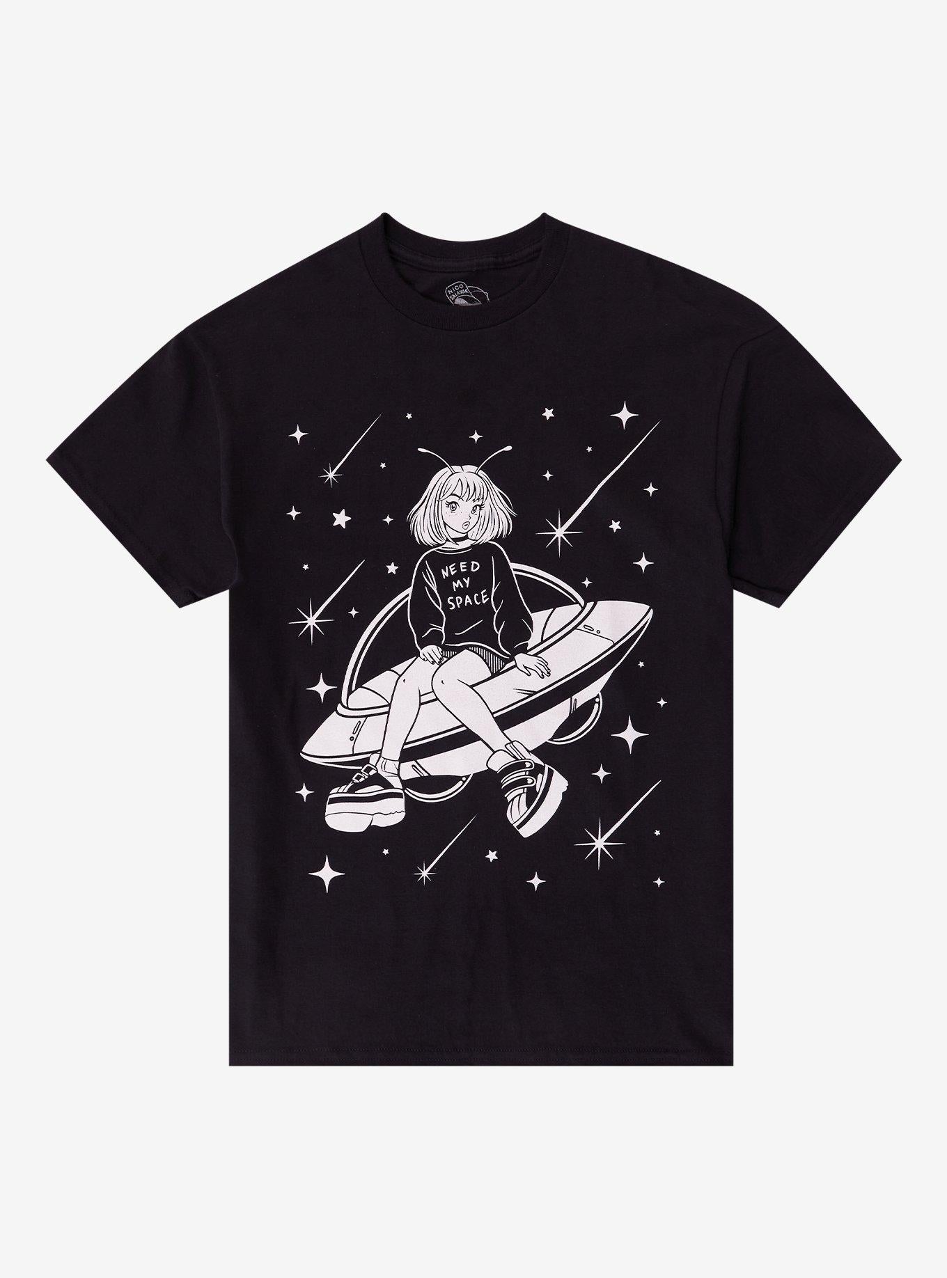 Need My Space Spaceship By Nico Salazar T-Shirt | Trending Graphic Tee For Fans