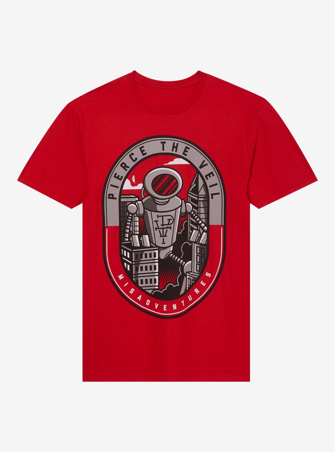Pierce The Veil Misadventures Robot T-Shirt | Trending Graphic Tee For Fans