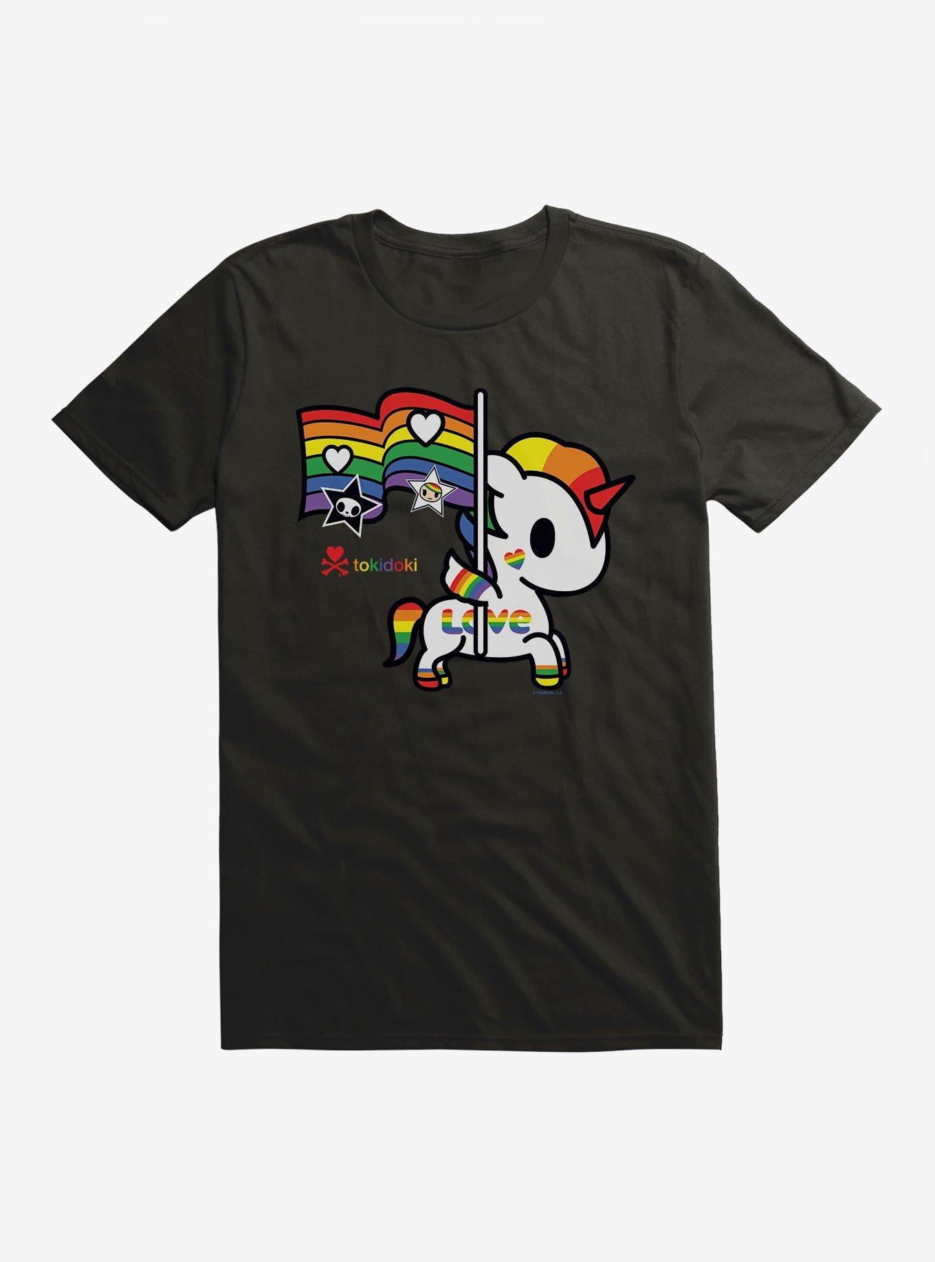 Tokidoki Unicorno Pride Flag T-Shirt | Trending Graphic Tee For Fans