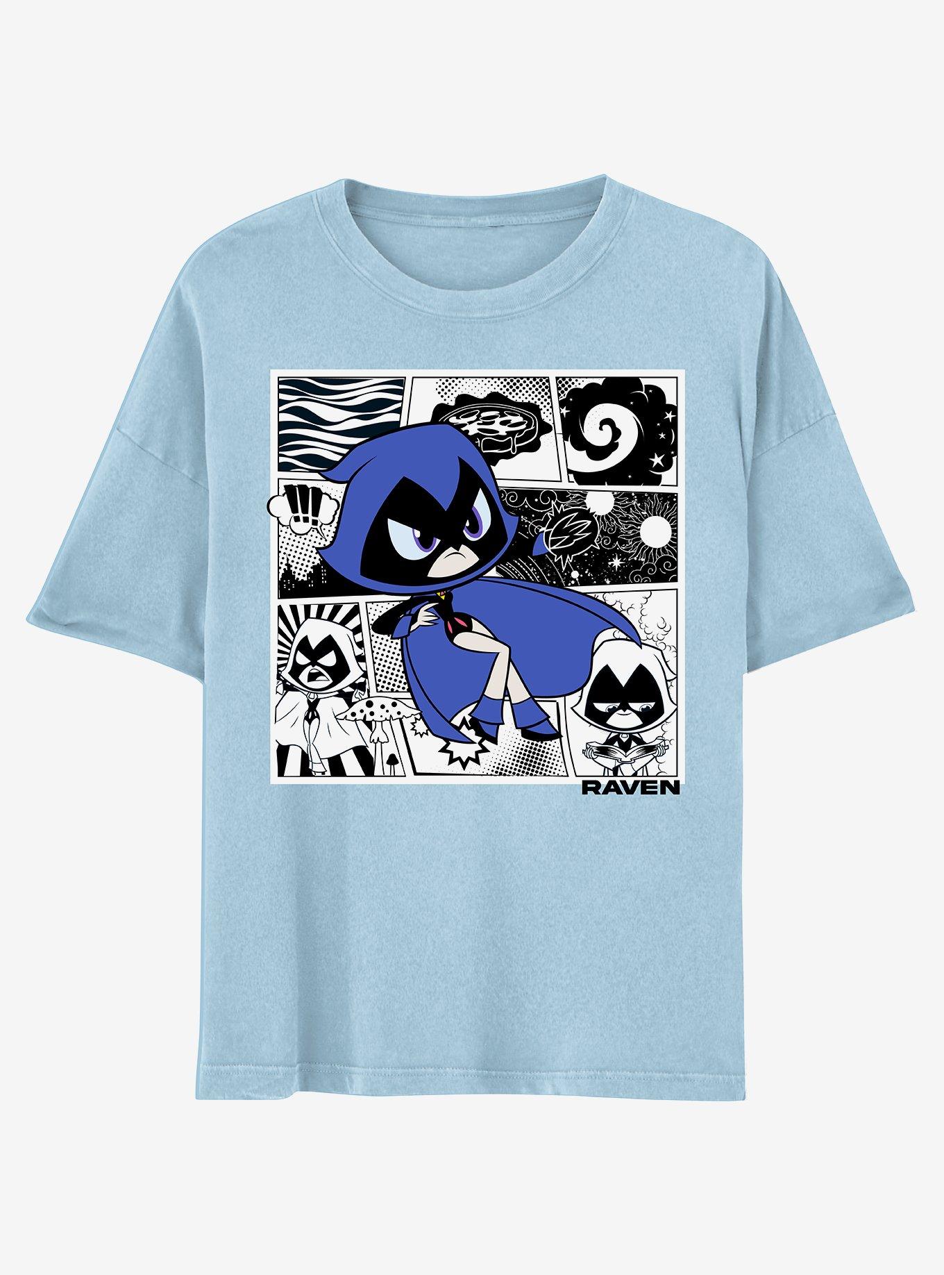 Teen Titans Go! Raven Comic Collage Girls T-Shirt | Trending Graphic Tee For Fans
