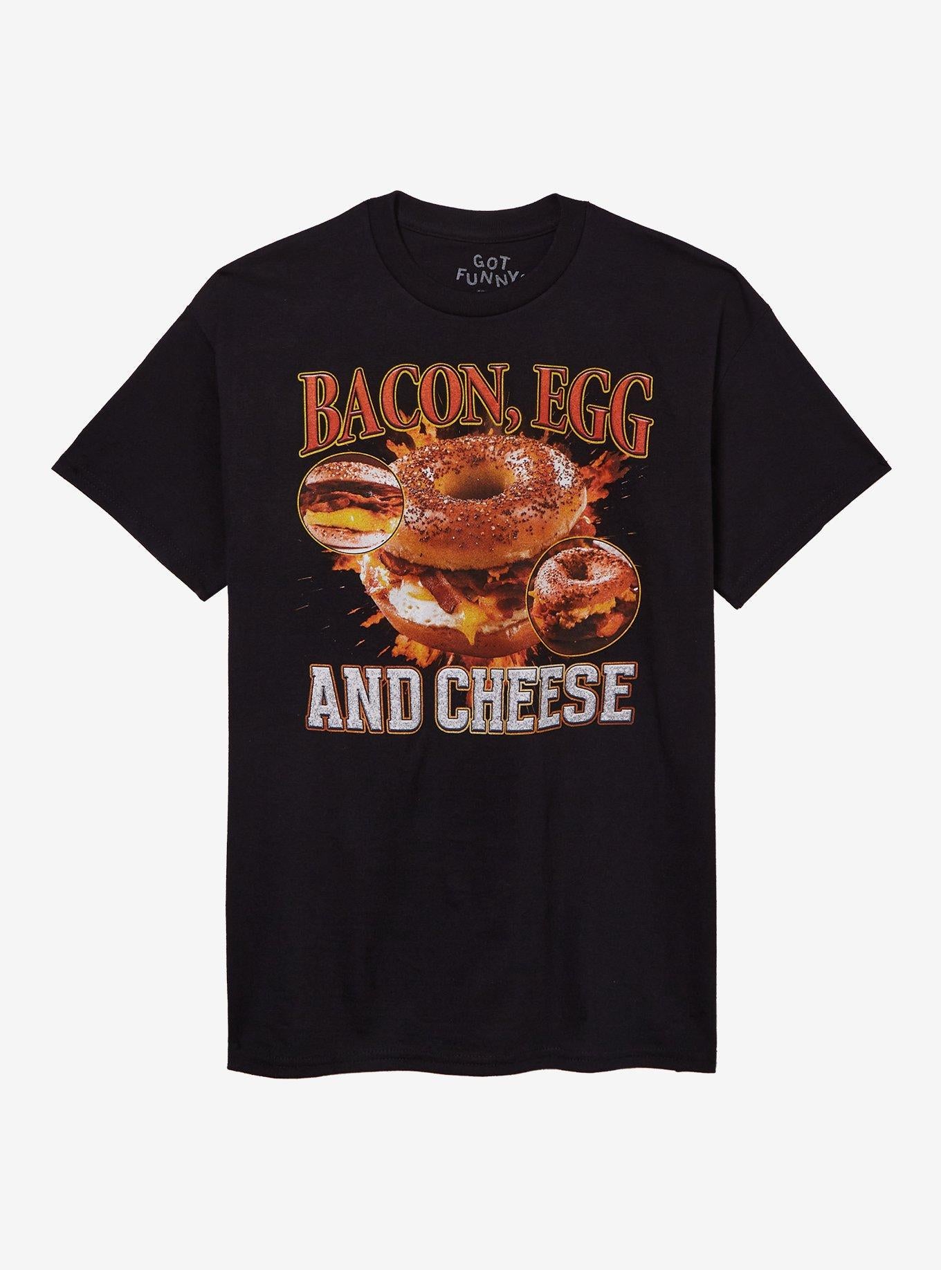 Bacon Egg And Cheese By Got Funny? T-Shirt | Trending Graphic Tee For Fans