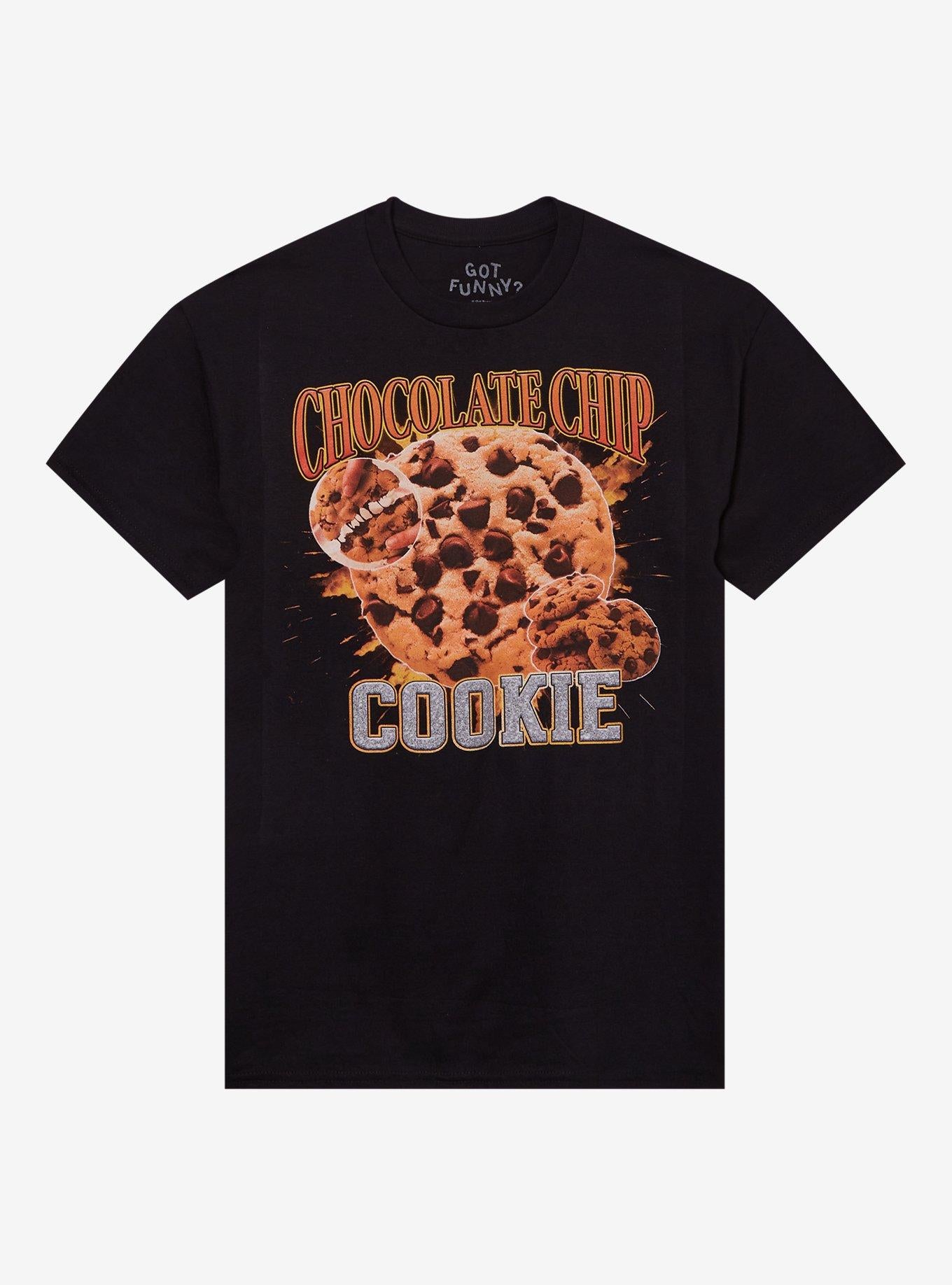 Chocolate Chip Cookie By Got Funny? T-Shirt | Trending Graphic Tee For Fans