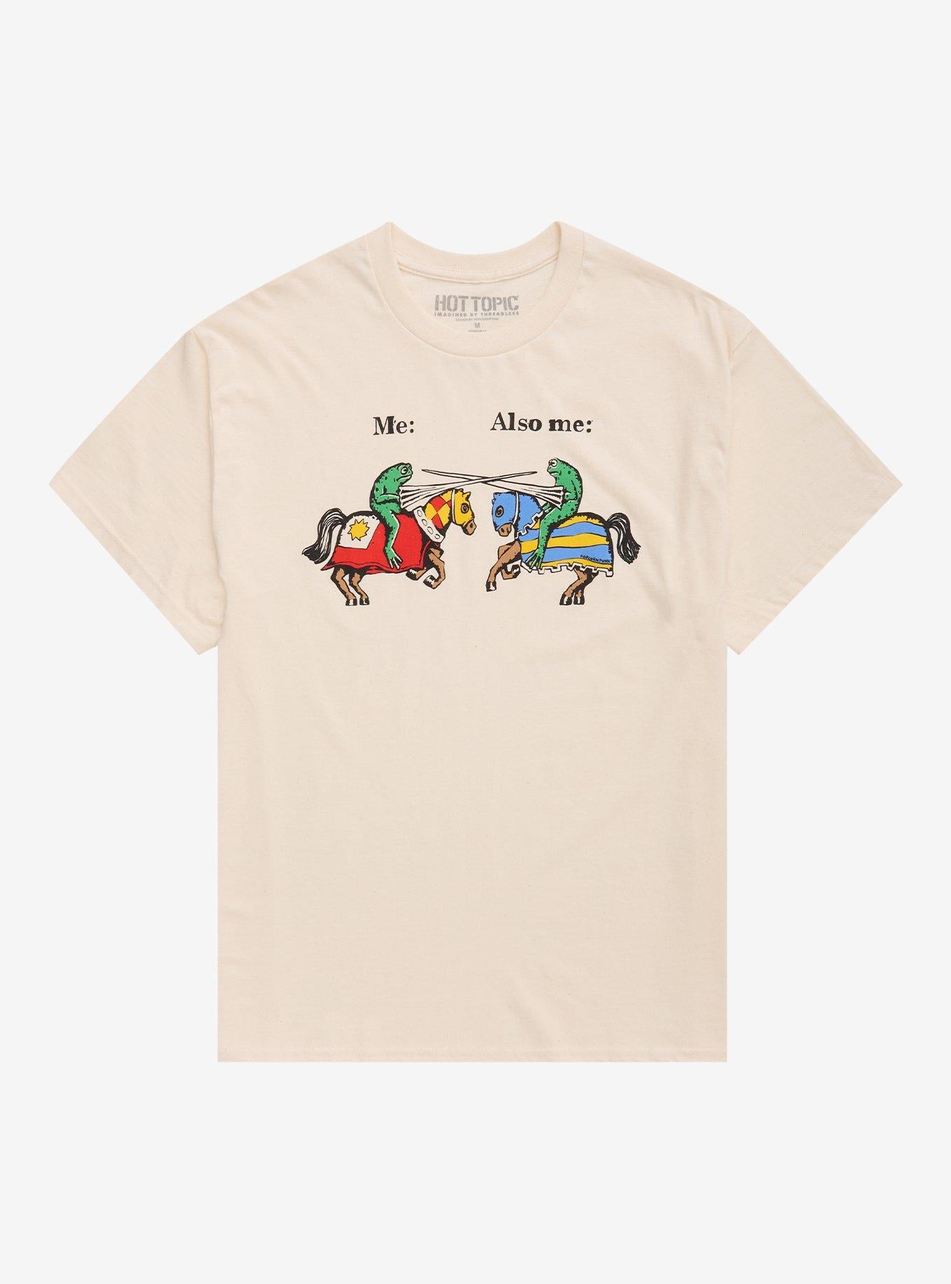 Jousting Frogs By Popcorn Punk T-Shirt | Trending Graphic Tee For Fans