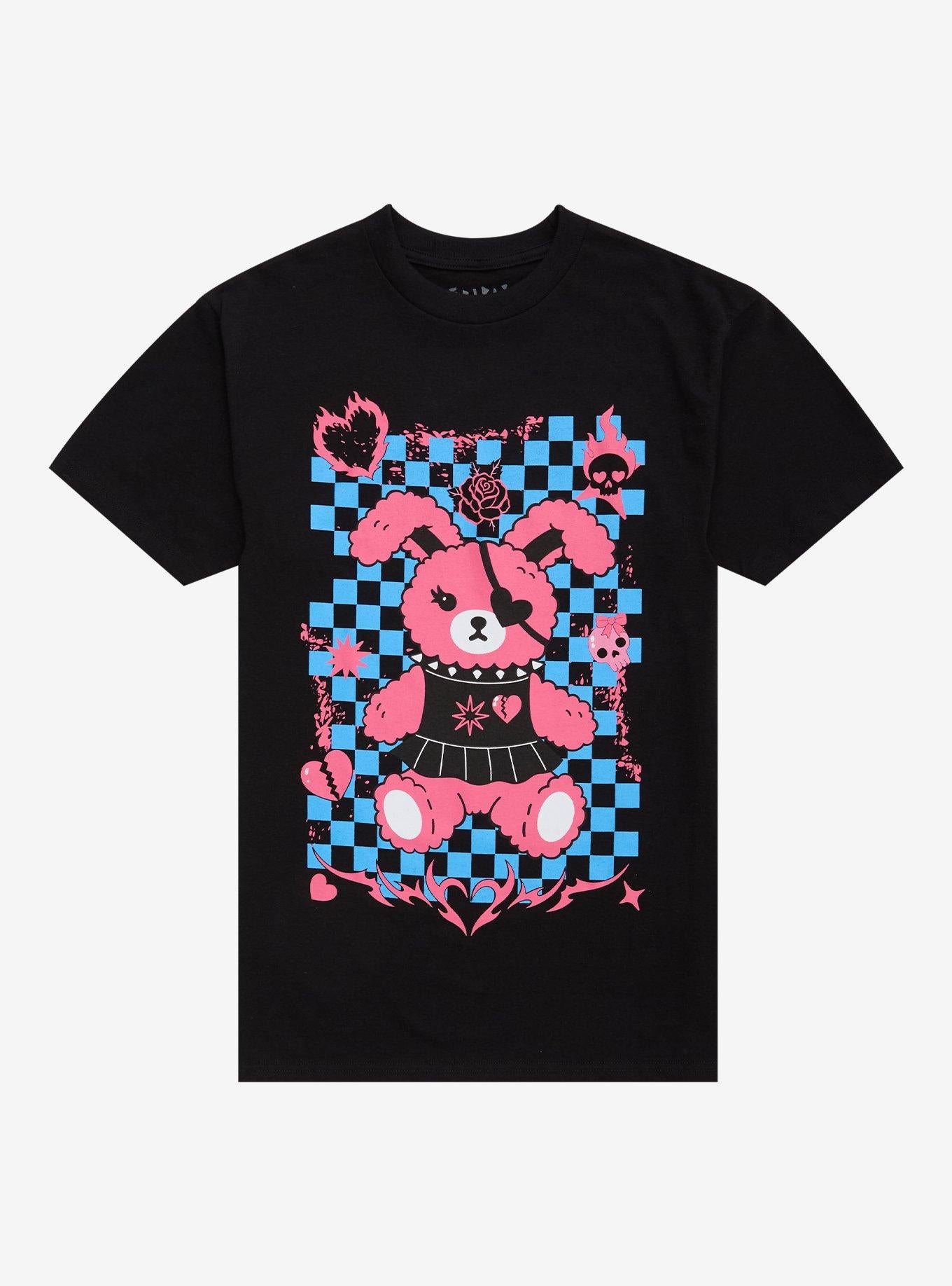 Goth Stuffed Bunny By Friday Jr T-Shirt | Trending Graphic Tee For Fans