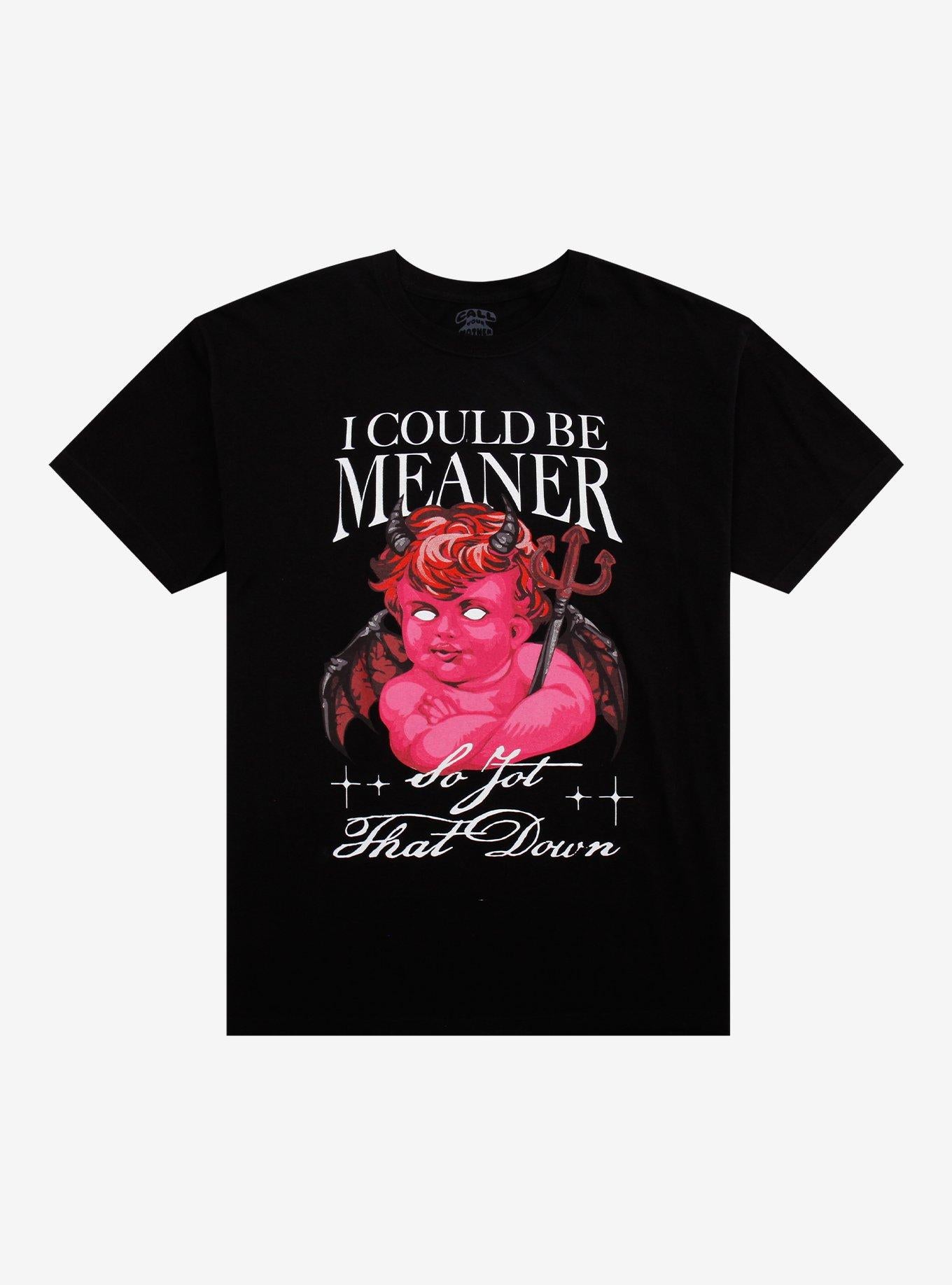 Mean Devil Cherub By Call Your Mother T-Shirt | Trending Graphic Tee For Fans
