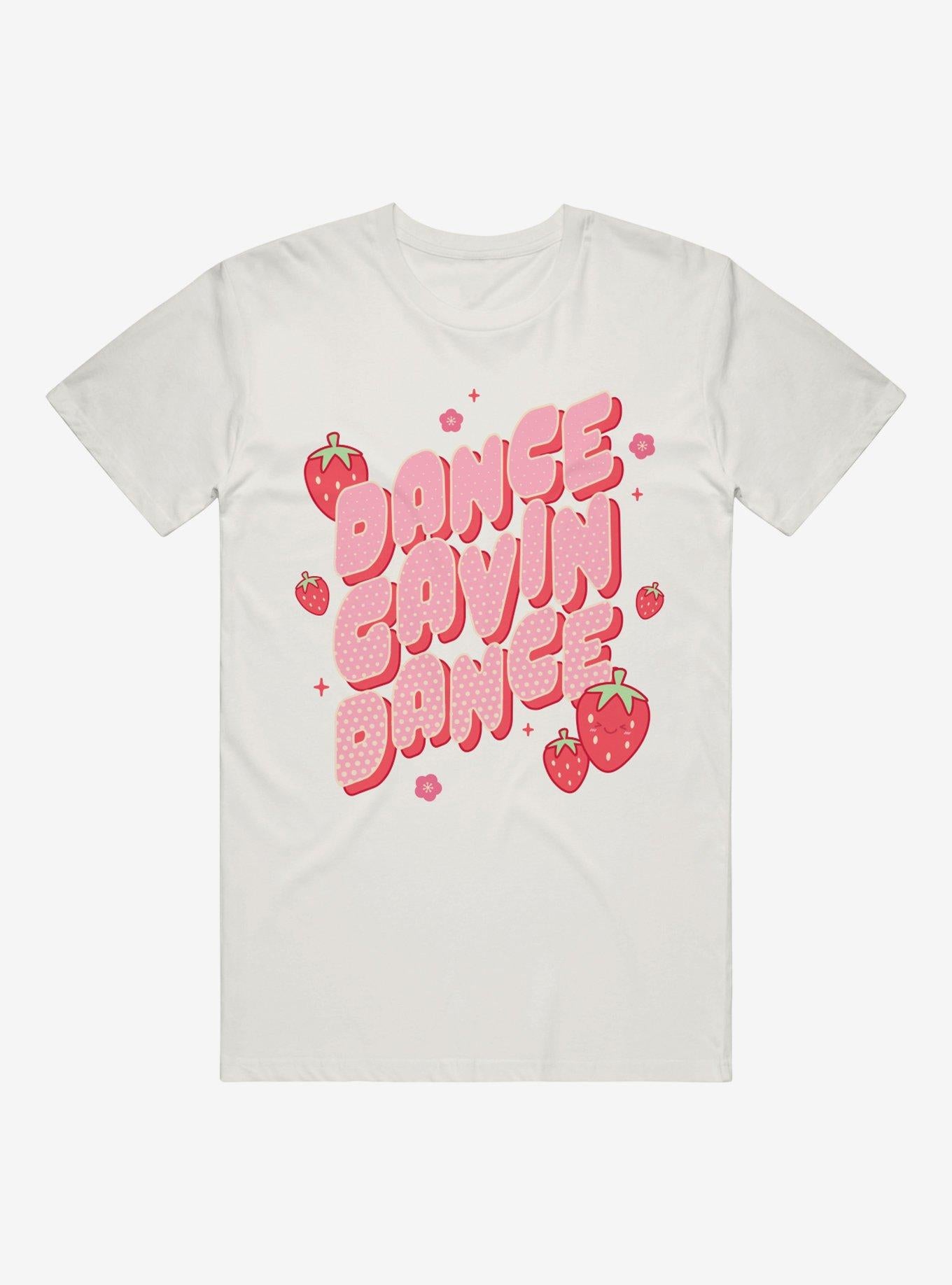Dance Gavin Dance Strawberries T-Shirt | Trending Graphic Tee For Fans