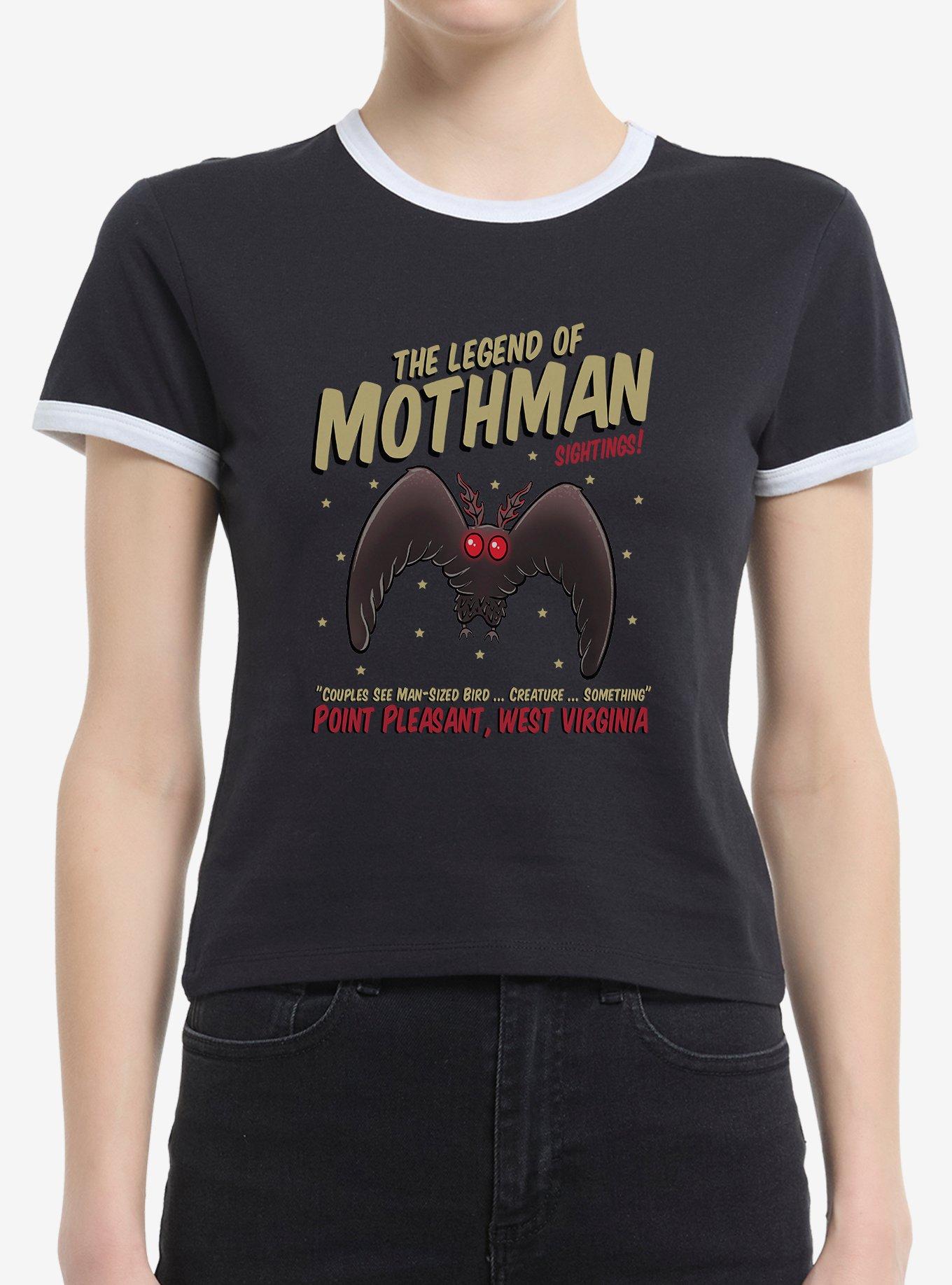 The Legend of Mothman Girls Ringer Crop T-Shirt | Trending Graphic Tee For Fans