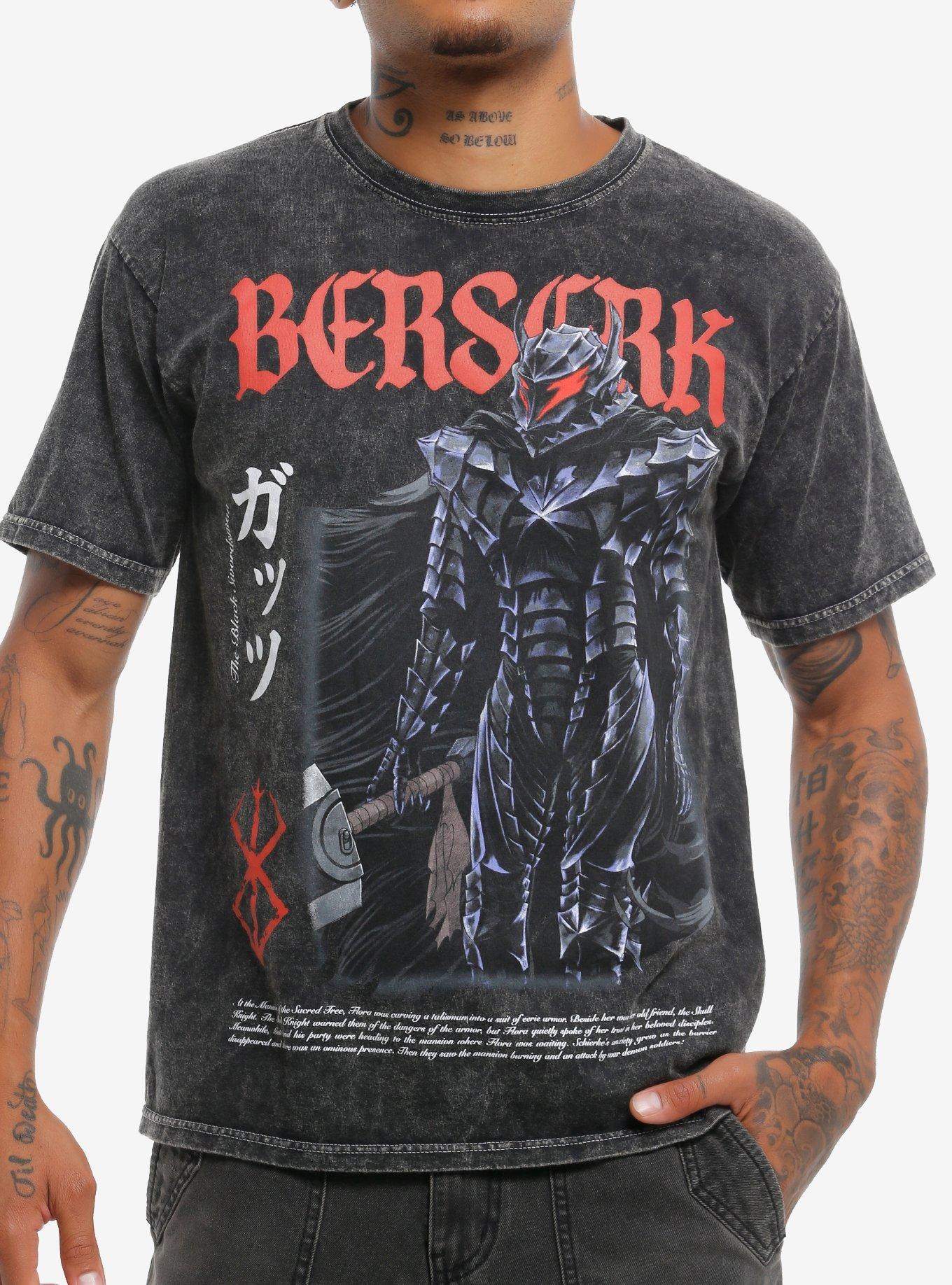 Berserk Berserker Armor Mineral-Wash T-Shirt | Trending Graphic Tee For Fans