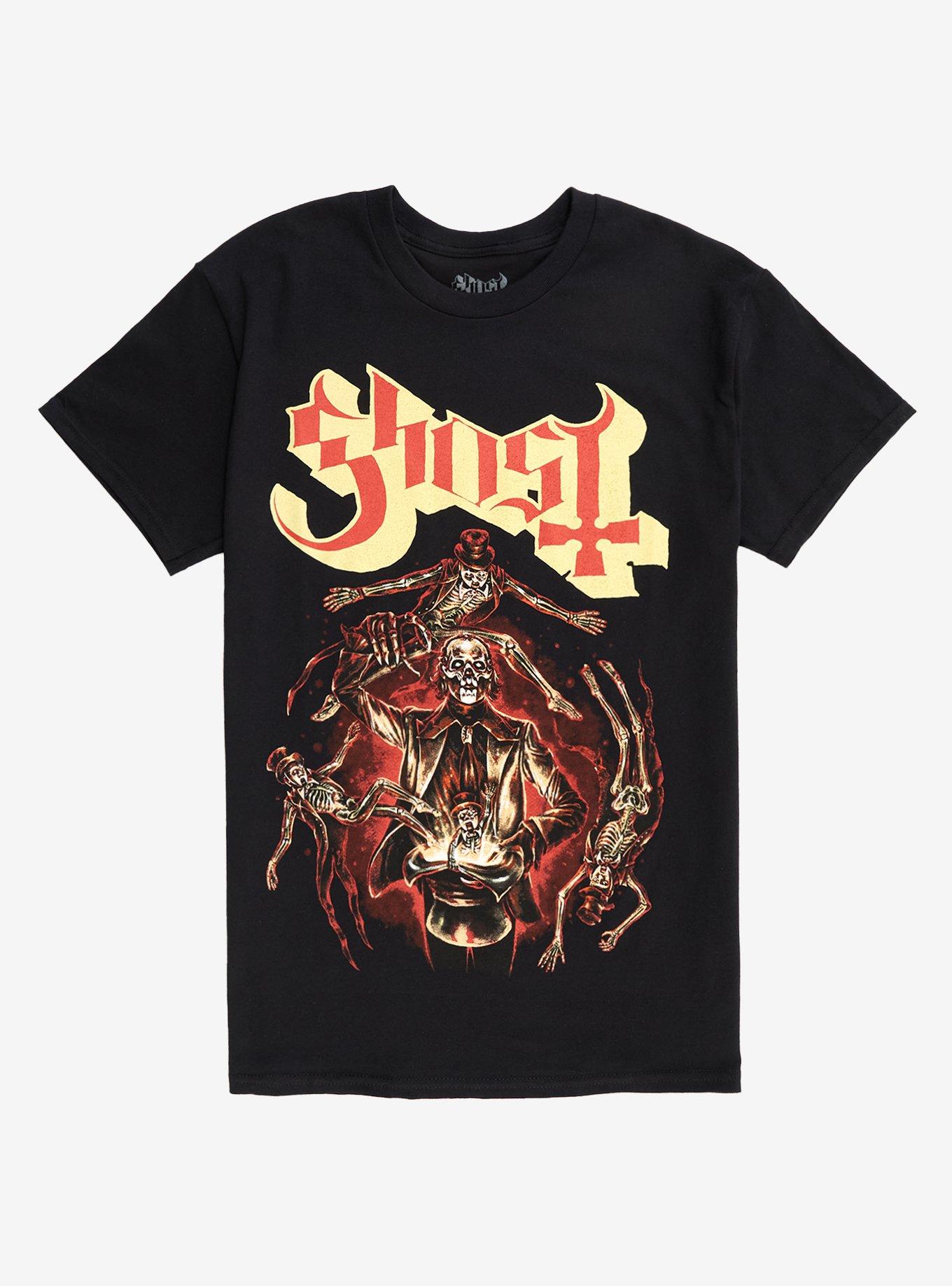 Ghost Swirling Skeletons T-Shirt | Trending Graphic Tee For Fans
